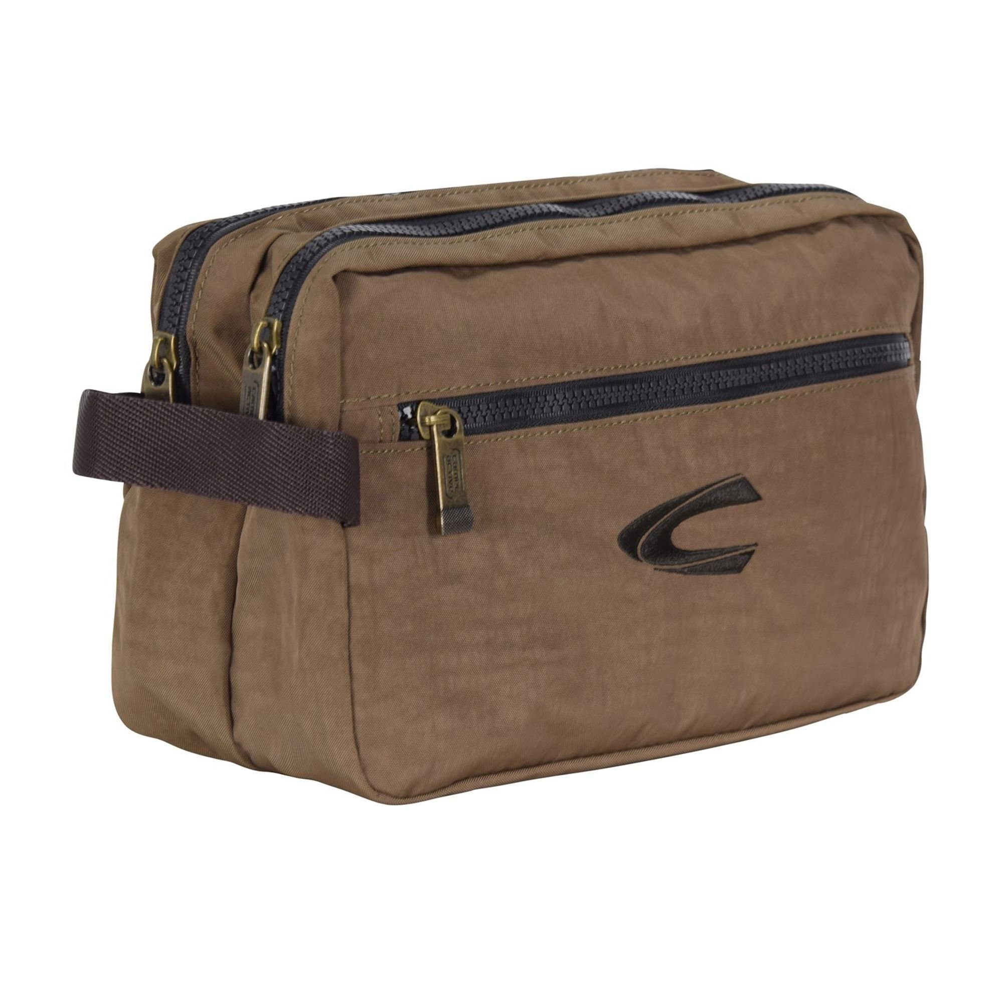 Kulturbeutel Journey, sand Nylon camel active