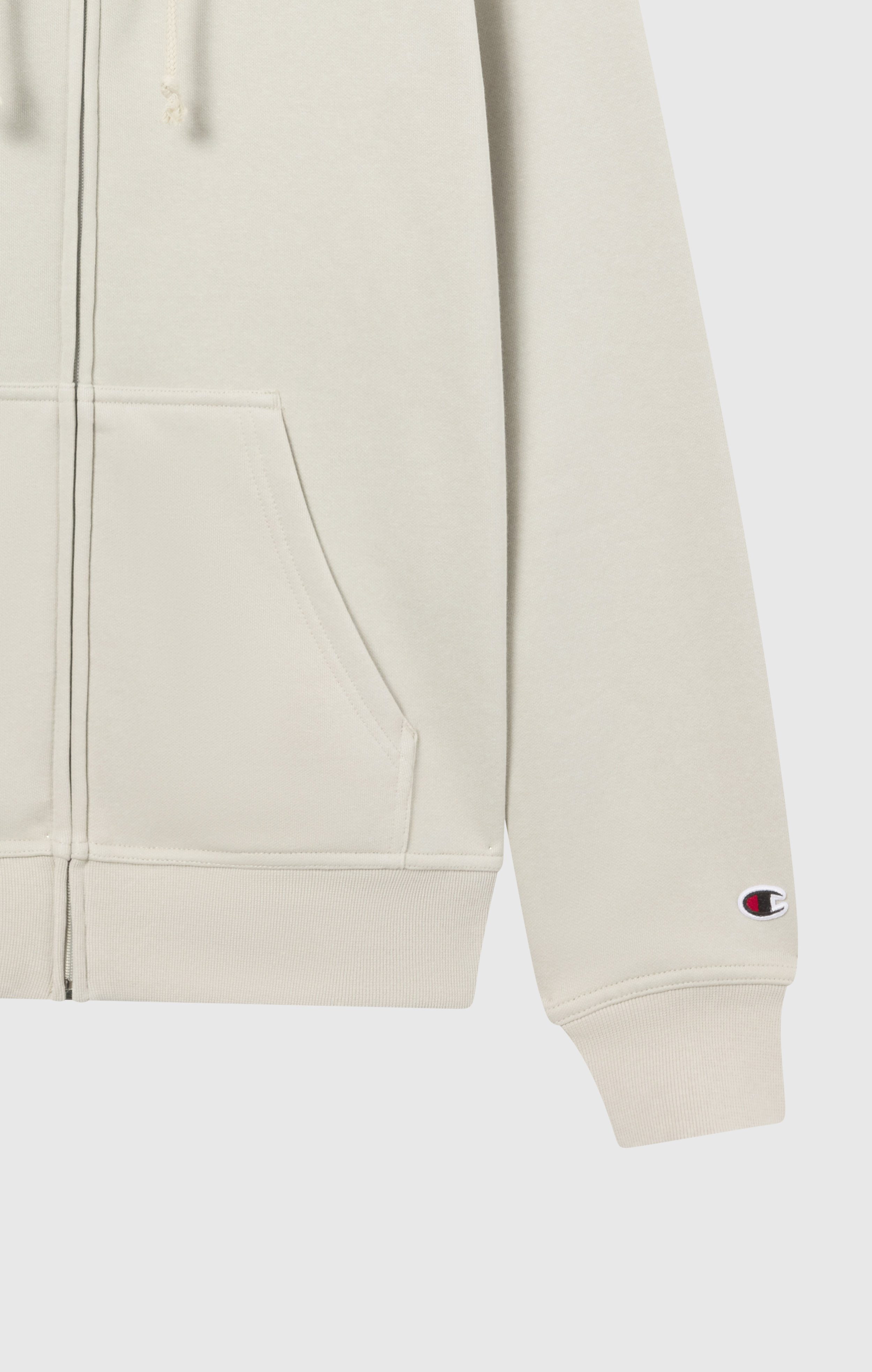 Champion Kapuzensweatjacke aus Baumwolle und Polyester, erhältlich in den Größen S bis XXL – Bild 4 von 5