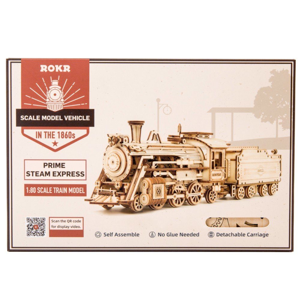 Prime 308 Puzzleteile ROKR Express, 3D-Puzzle Steam