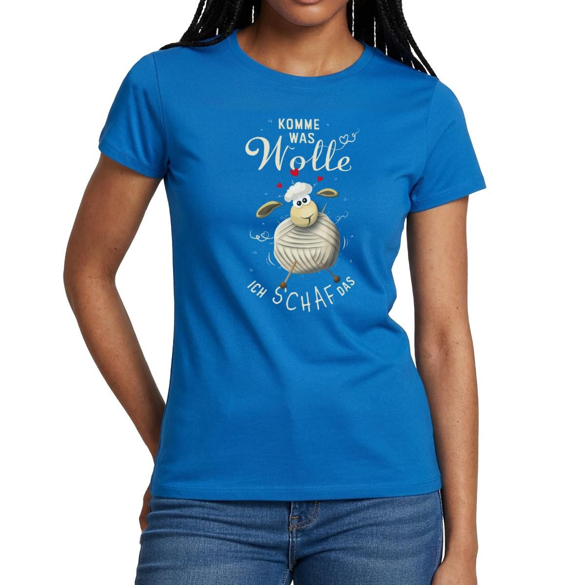 Spreadshirt T-Shirt Komme was Wolle, ich Schaf das Motivation Frauen T-Shir günstig online kaufen