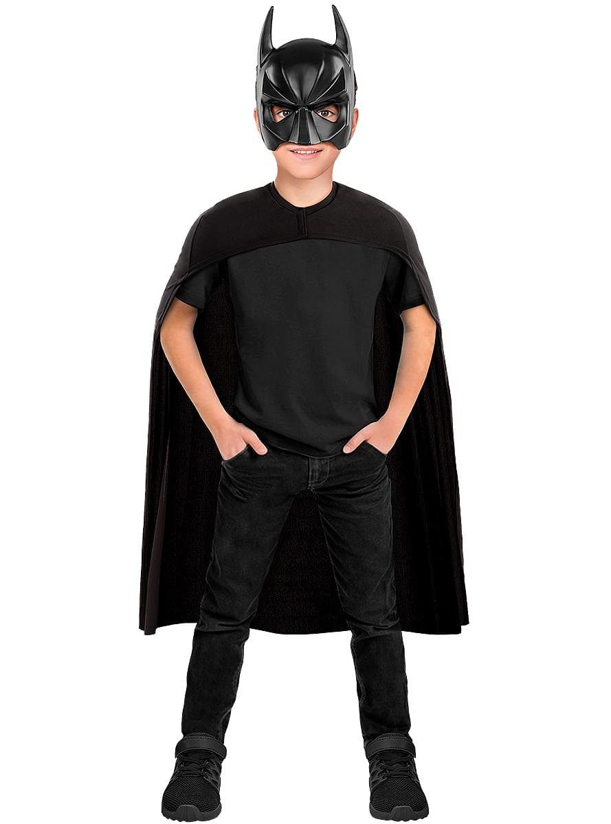 Funidelia Umhang Kinder Batman Maske & Umhang