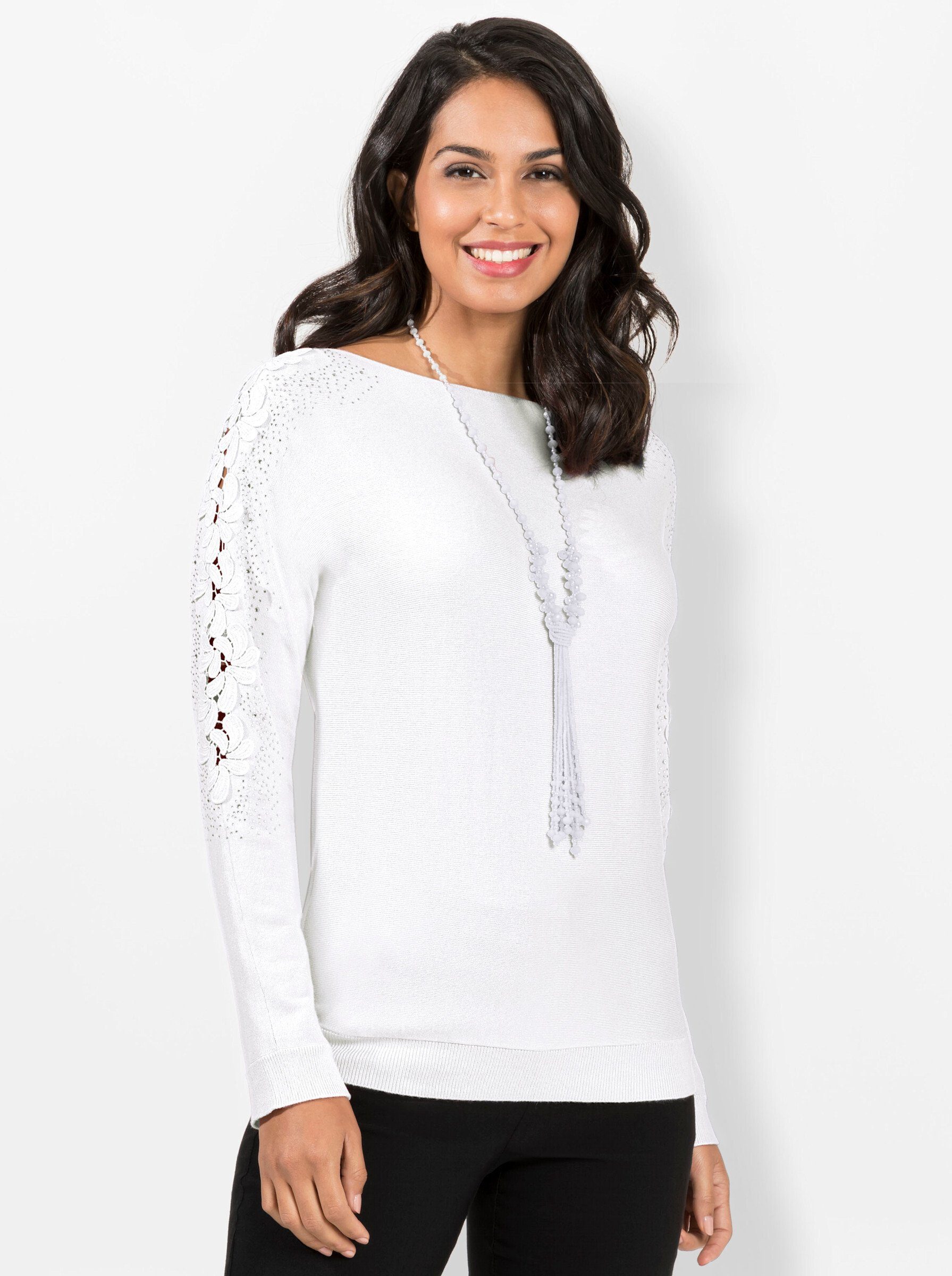 Witt Strickpullover Fledermauspullover günstig online kaufen