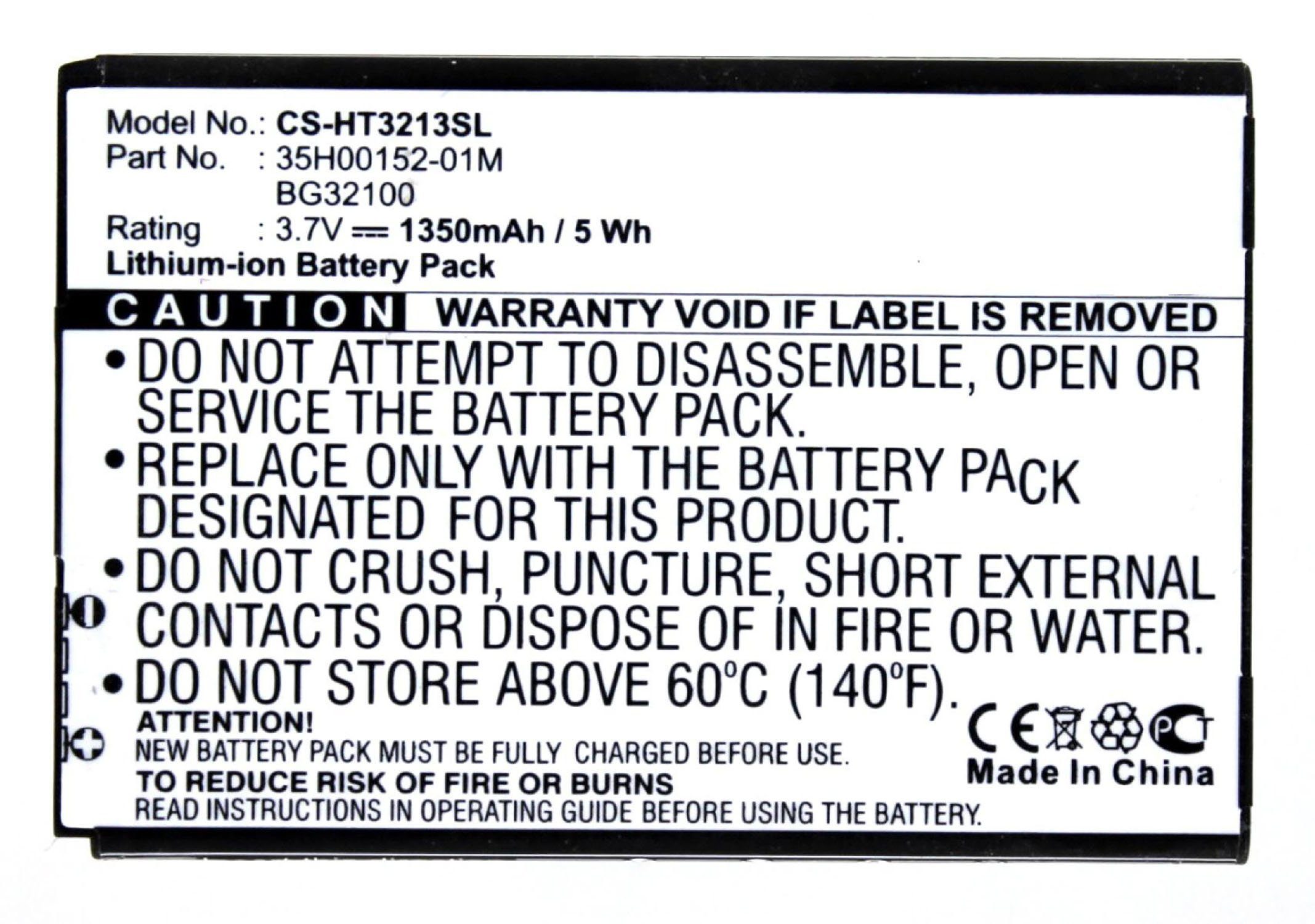 AGI Akku kompatibel Akku 35H00152-02M HTC mit Akku