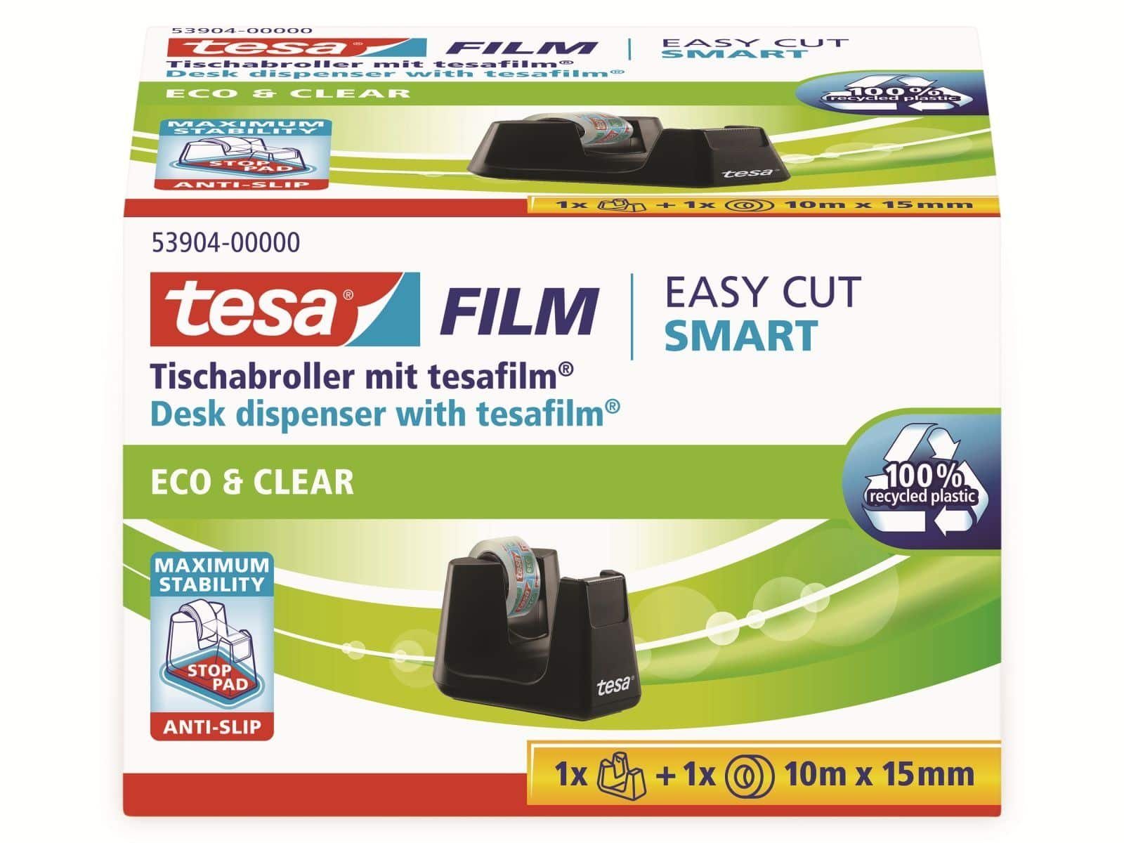 tesa Klebeband TESA eco&clear + film® film® Smart Tischabroller