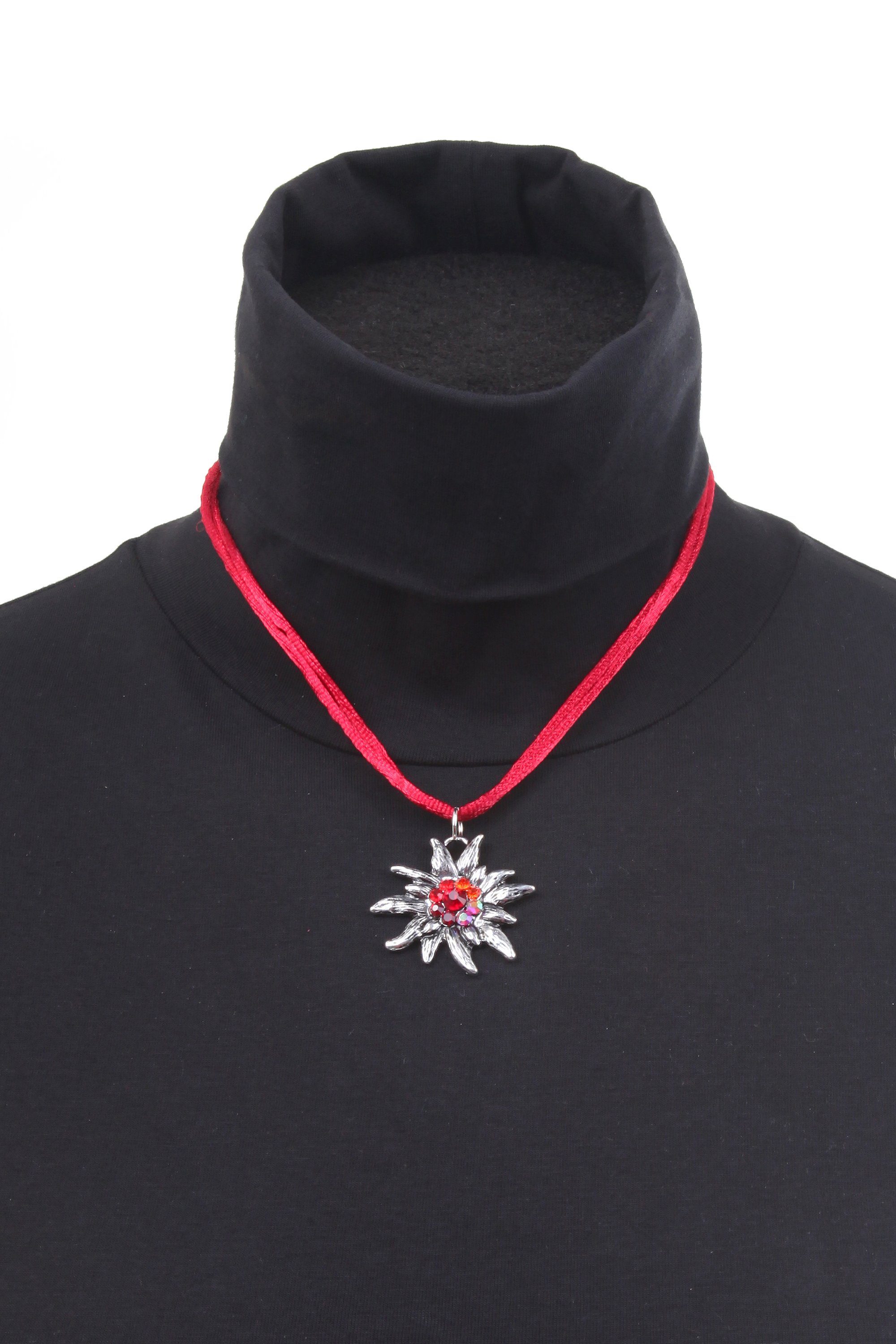 Allgäu Rebell Collier Maria, mit Edelweiß