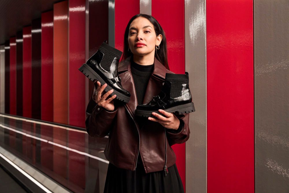 Rieker Schlupfboots Stiefelette, Plateauboots, Profilsohle, Blockabsatz, zu günstig online kaufen