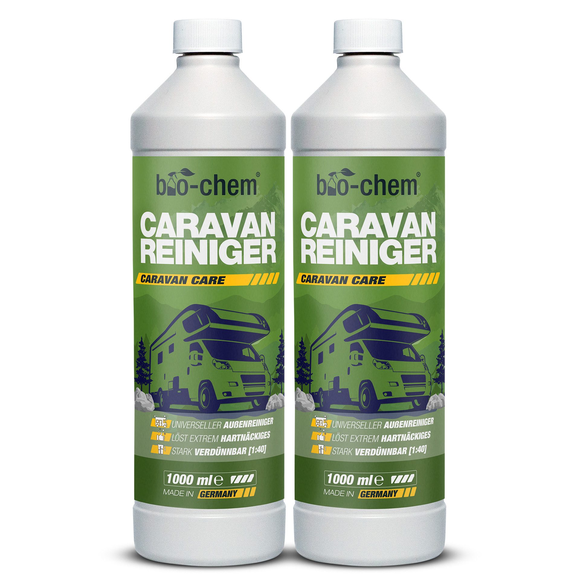 bio-chem Caravan- & Wohnmobilreiniger 2x1L Konzentrat, extra stark Auto-Reinigungsmittel