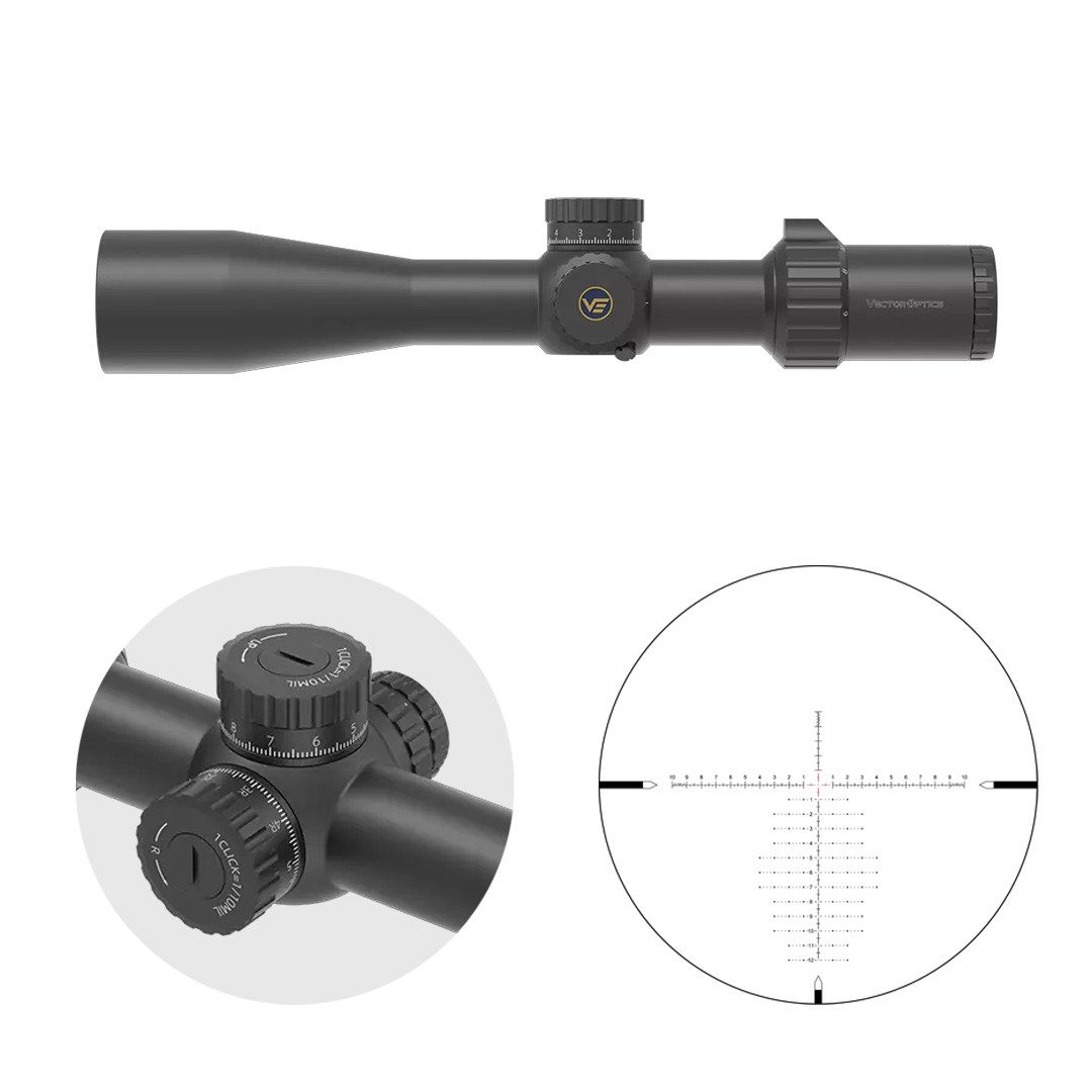 Vector Optics Vector Optics SCFF-46 Taurus 6-24x50 HD MIL Zielfernrohr (Ideal für Jagd, Sport und Airsoft)