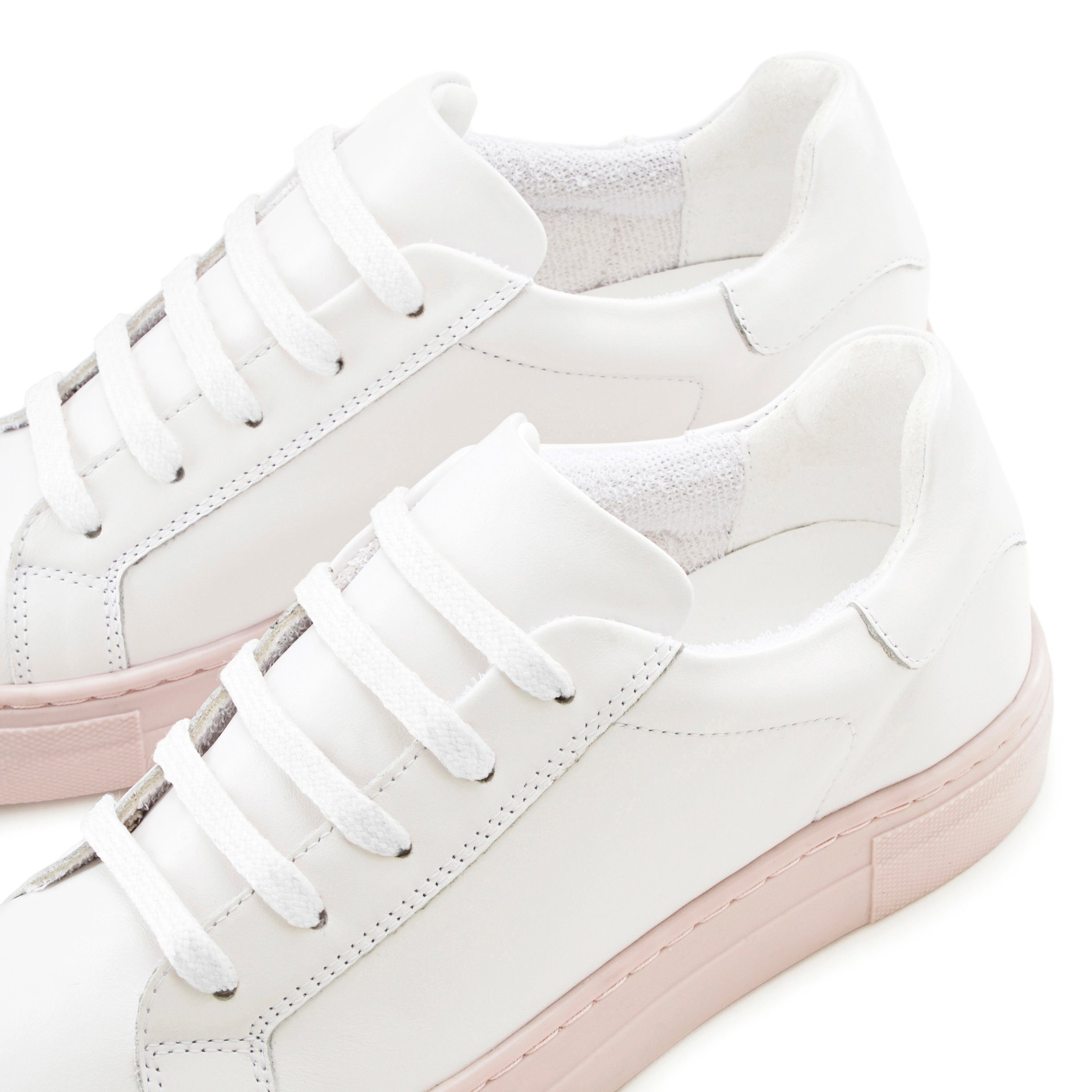 Elbsand Sneaker Schnürhalbschuh, Freizeitschuh, Leder, weiches Frottee-Innenfutter