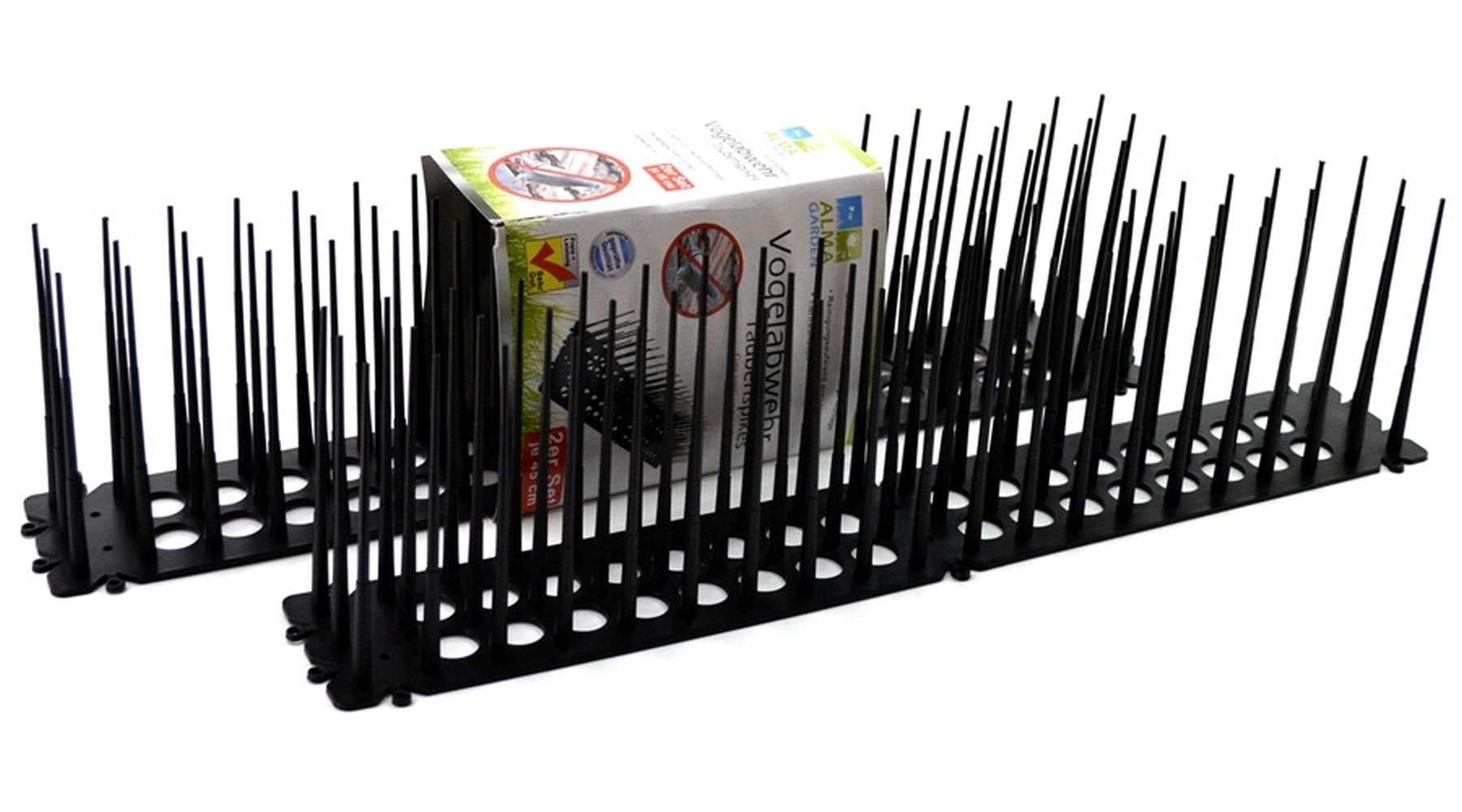 Tierabwehr-Attrappe Spikes Vogelspikes Vogelabwehrspitzen Vogelabwehrspikes