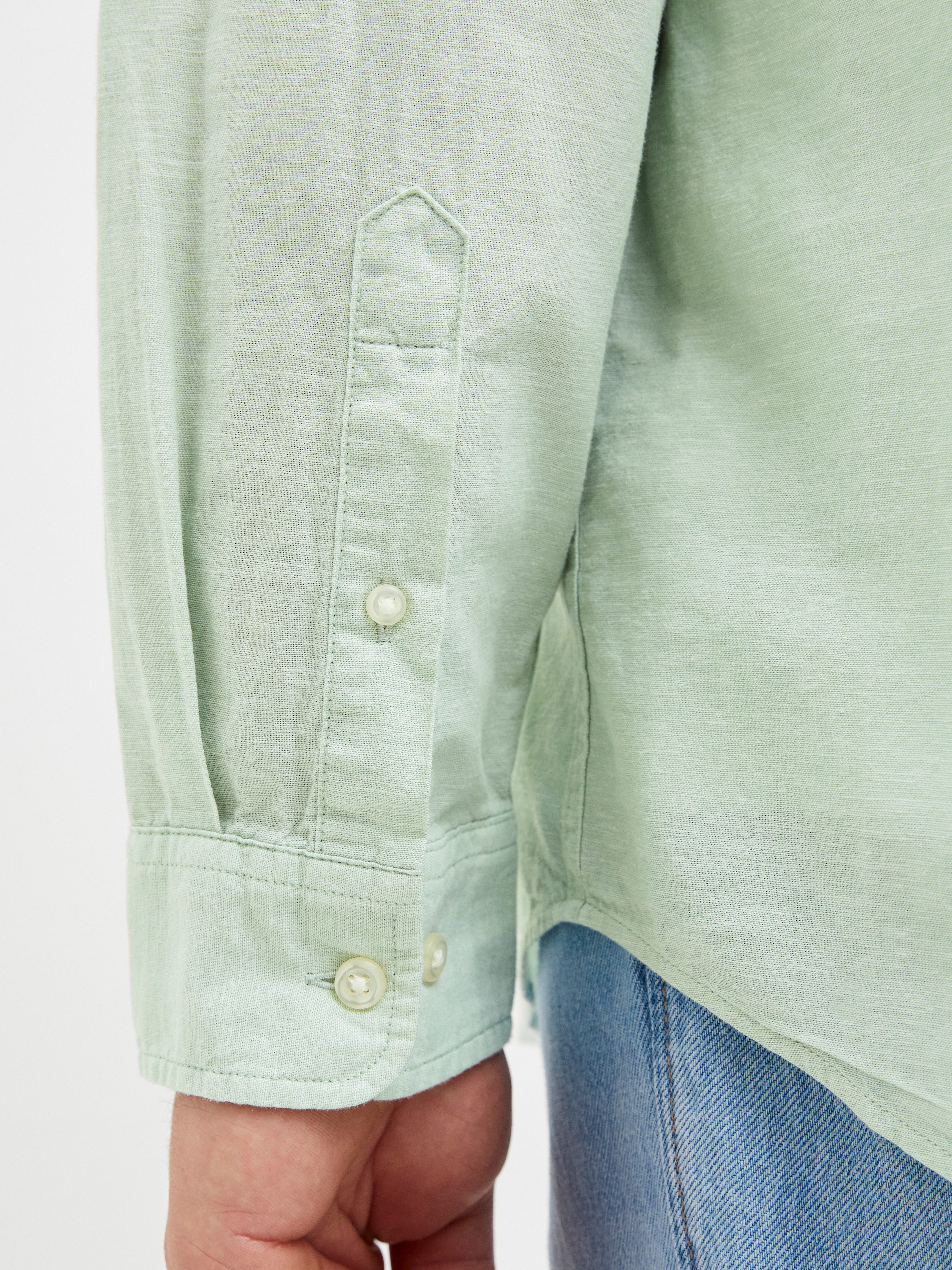 Jack & Jones PlusSize Langarmhemd JJEBREEZE SHIRT LS SN PLS mit Hemdkragen