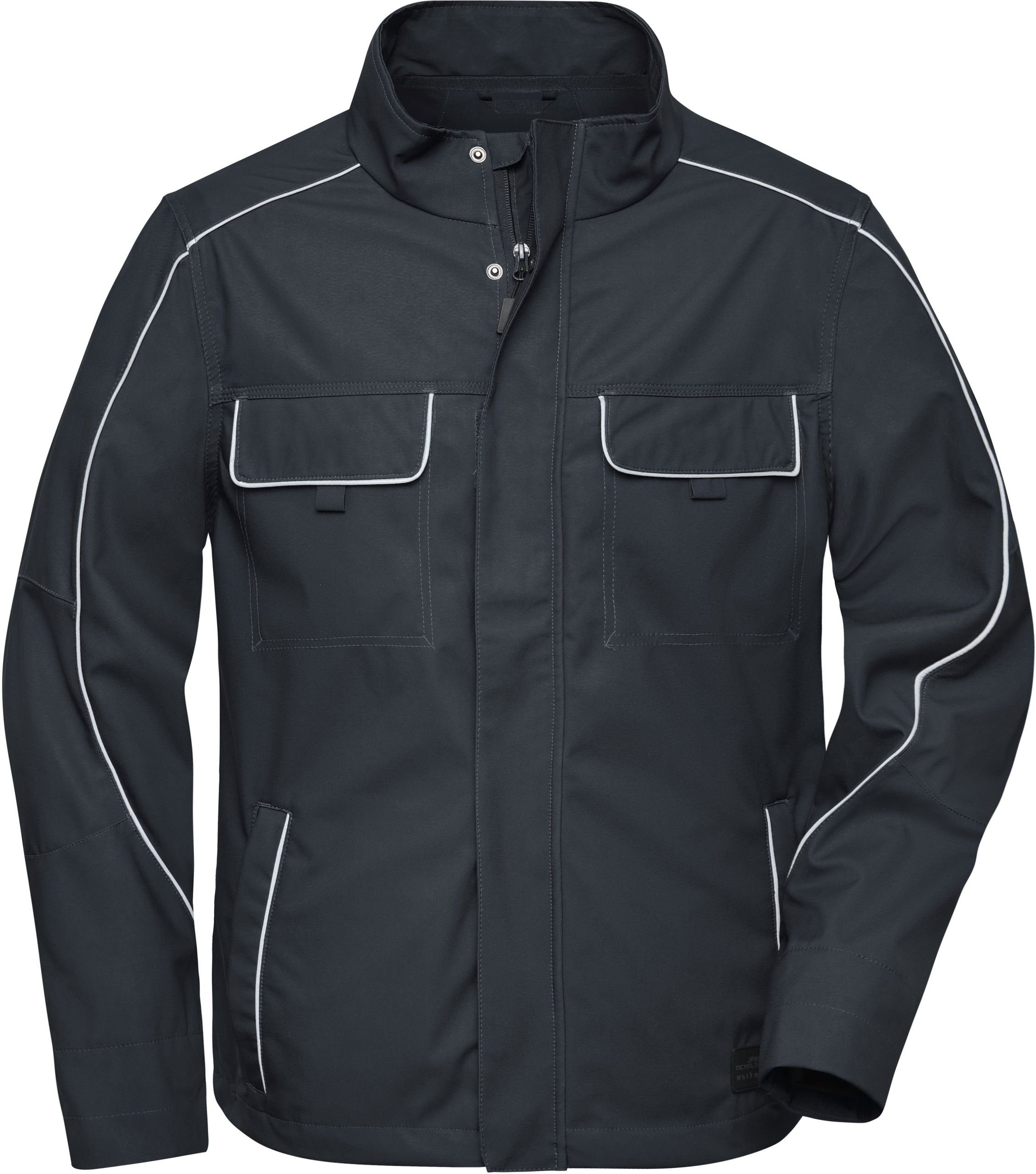 James & Nicholson Softshelljacke Workwear Softshell Light Jacke auch in Übergröße FaS50882 Carbon