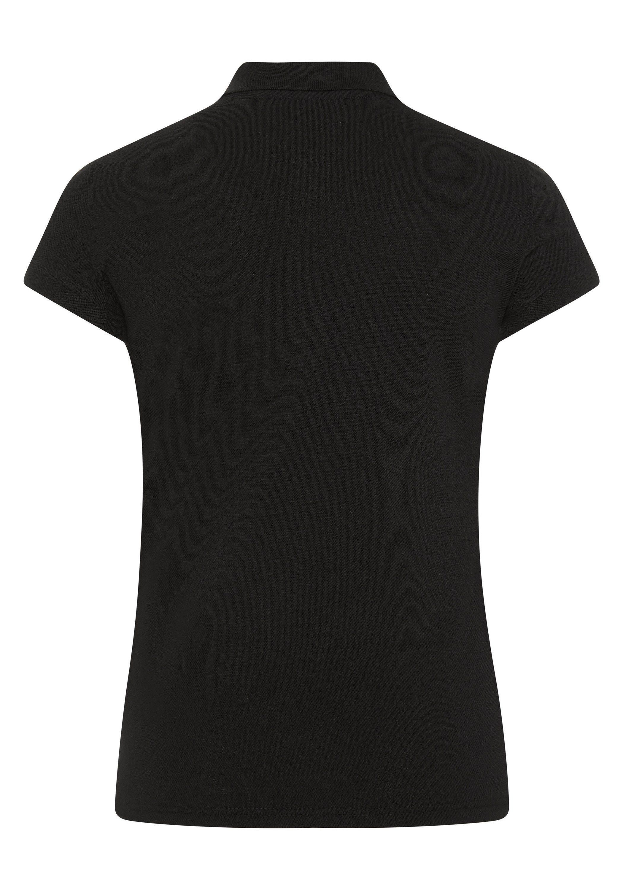 strapazierfähigem Material Poloshirt Expand schwarz aus