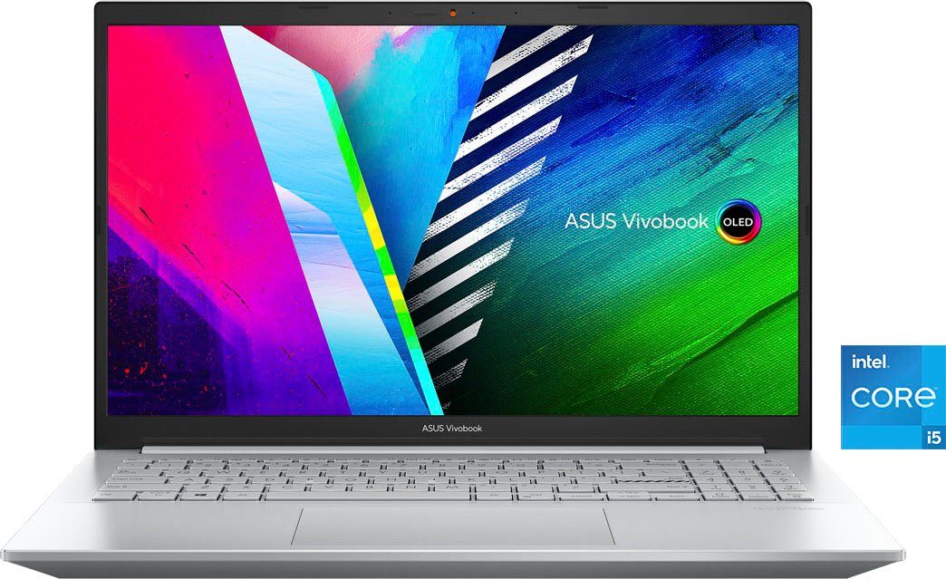 512 1650 Zoll, 15 K3500PH-L1134W SSD, Intel GeForce Core Asus i5 Max-Q, Vivobook (39,6 Notebook GTX OLED cm/15,6 GB 11300H, Pro OLED-Display)