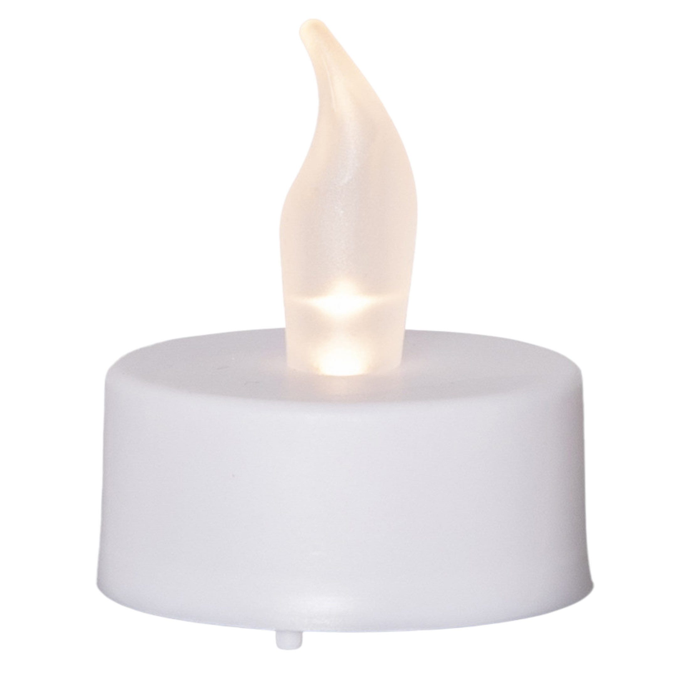 STAR TRADING Teelicht (Set, 4-tlg), weiß warmweiße LEDs 6/18h Timer 3,8x4cm