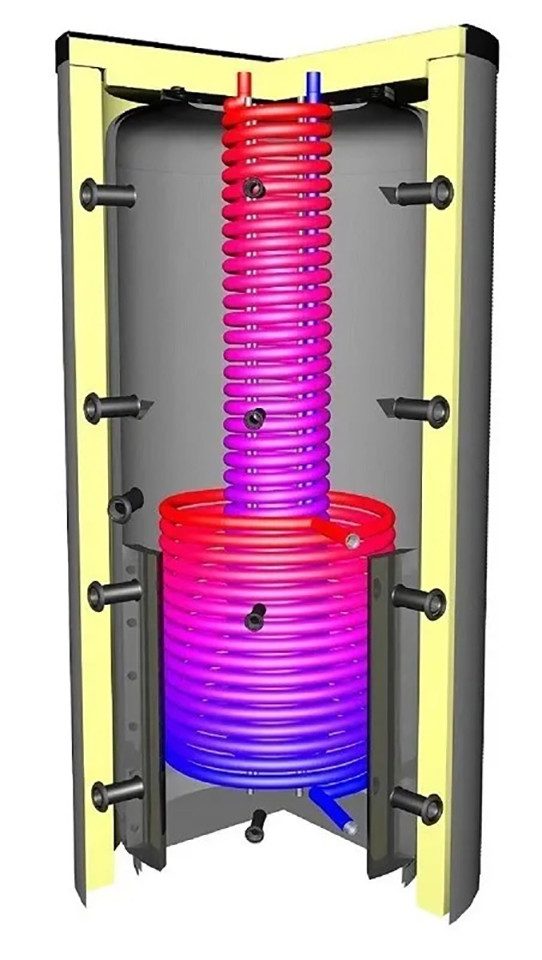 Alpha Thermotec Wärme-Pufferspeicher Hygienespeicher inkl. Isolierung - 1 WT, 1000 l