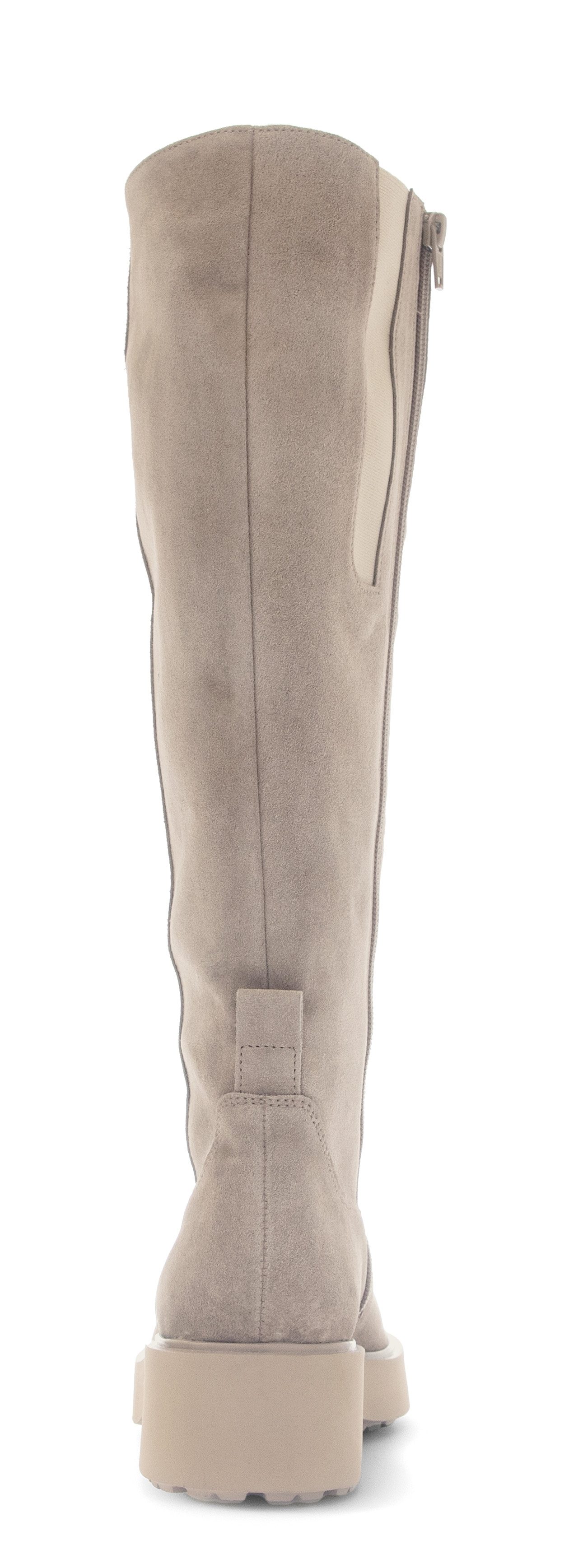 Gabor Stiefel, Blockabsatz, Langschaftstiefel, Reißverschlussstiefel mit Ziernähten