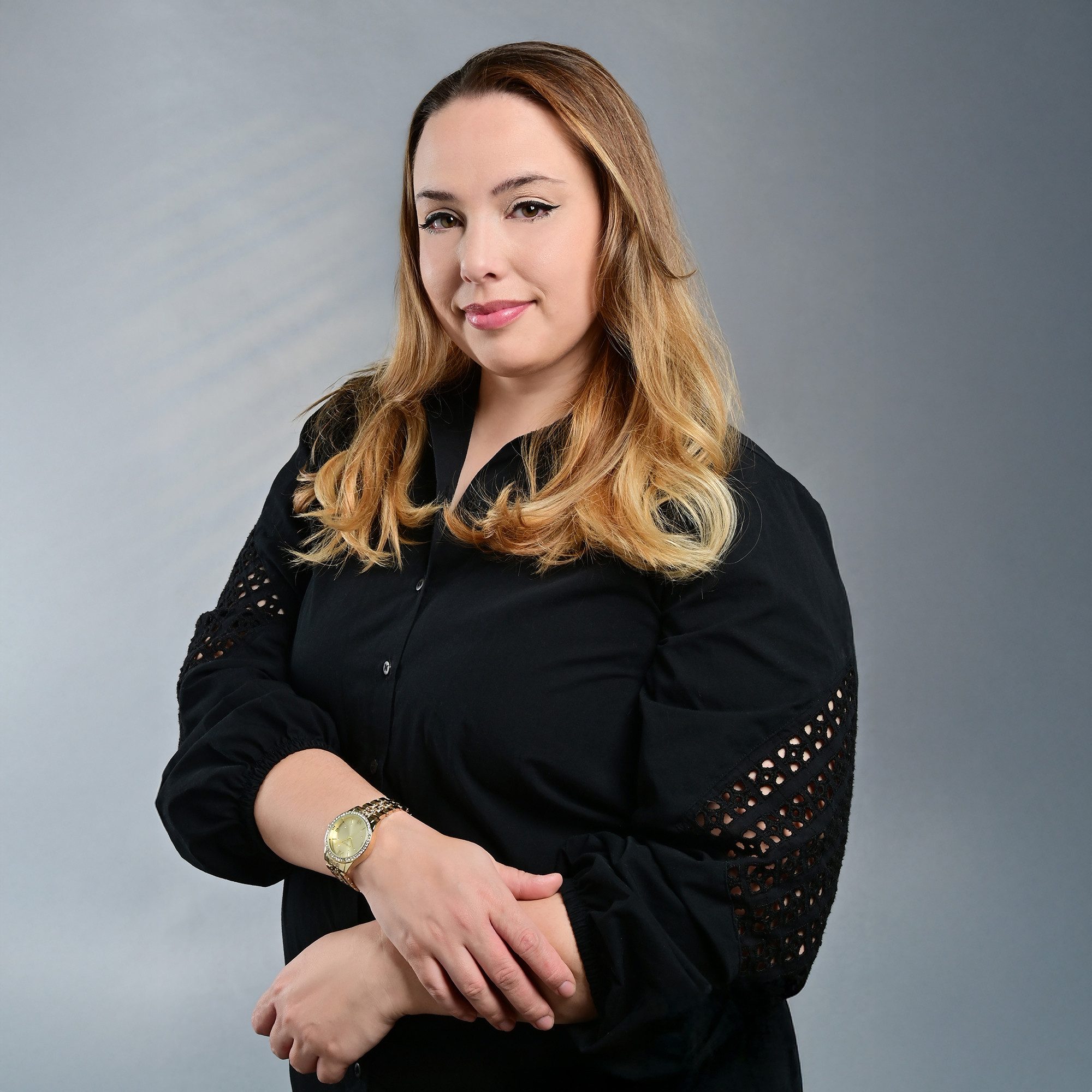 EXCELLANC Quarzuhr 1800251 mit Metallarmband, Similibesatz, Mineralglas