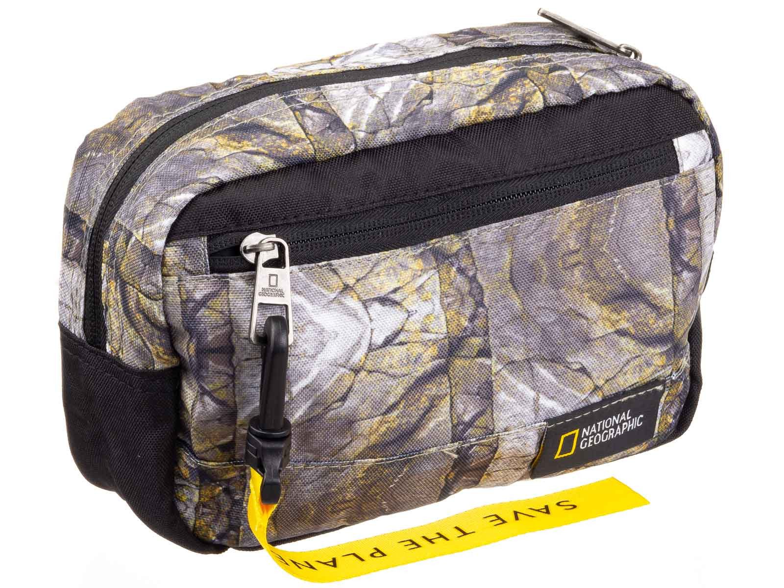 NATIONAL GEOGRAPHIC Gürteltasche "Natural" Bauchtasche N15781 (ein Stück, 1-tlg., ca. B/H/T 25/14/8 cm), Innenfächer
