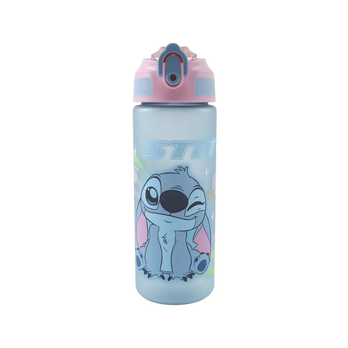 Disney Trinkflasche Disney Lilo und Stitch Alien 626 Plastikflasche mit mattem