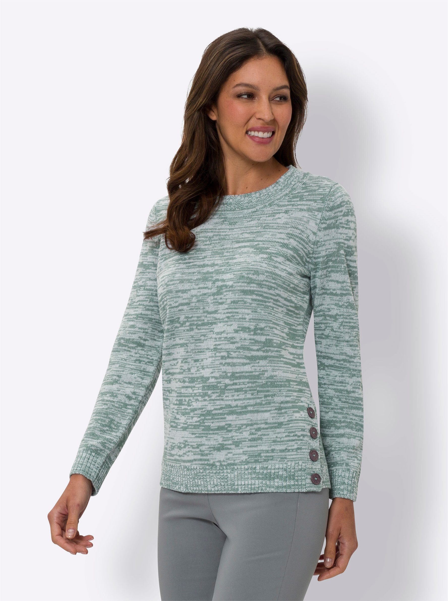 Sieh an! Strickpullover Langarm-Pullover Langarm Jersey