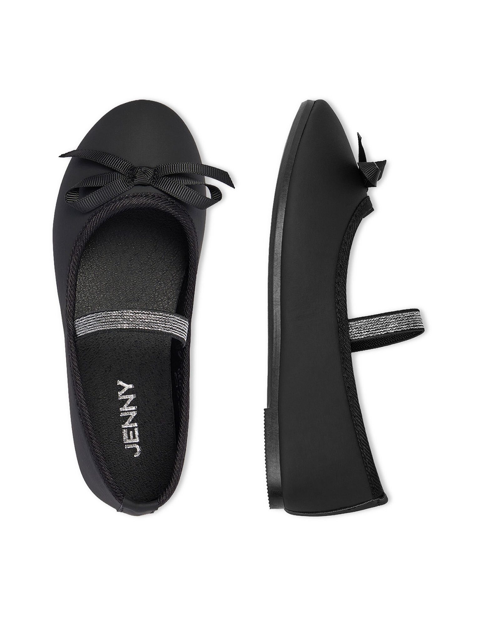 Jenny Jenny Ballerina Mädchen Schwarz JENNY-CEO CSS20574-01 Schwarz Ballerina – Bild 4 von 5