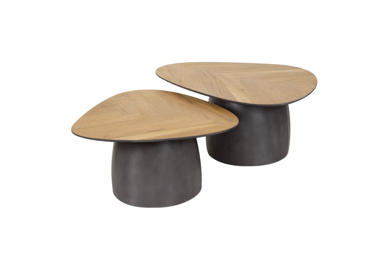 KAWOLA Couchtisch LUJAN (Set, 2-St), Teakholz günstig online kaufen
