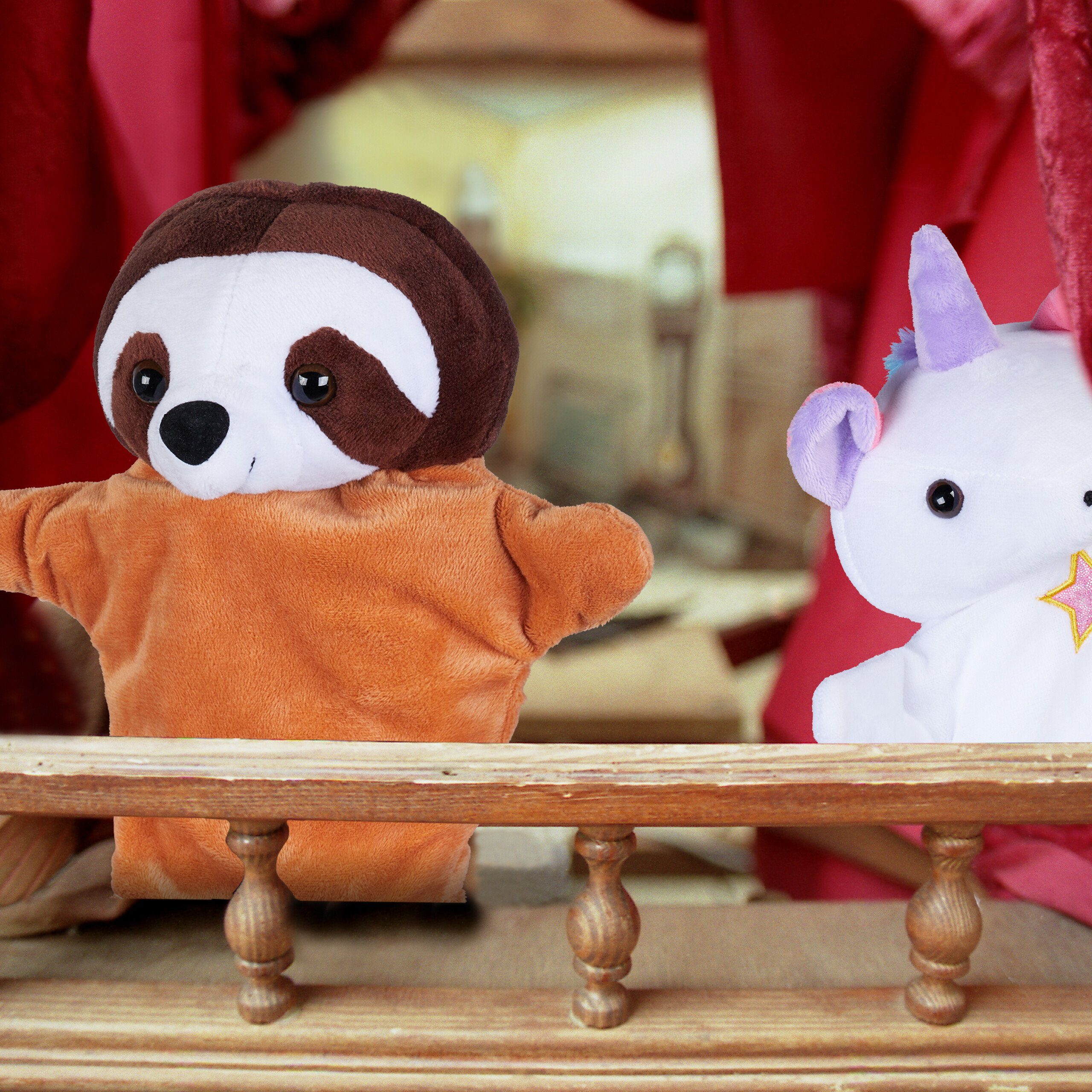 relaxdays Handpuppe für Kinder 3er Set günstig online kaufen