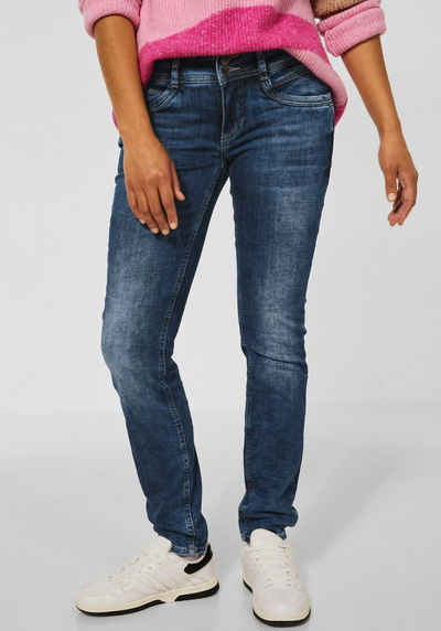 STREET ONE Slim-fit-Jeans »Style York« mit Reißverschluss-Münztasche