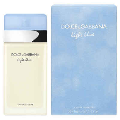 DOLCE & GABBANA Eau de Toilette »Dolce & Gabbana Light Blue Women 200 ml Eau de Toilette«