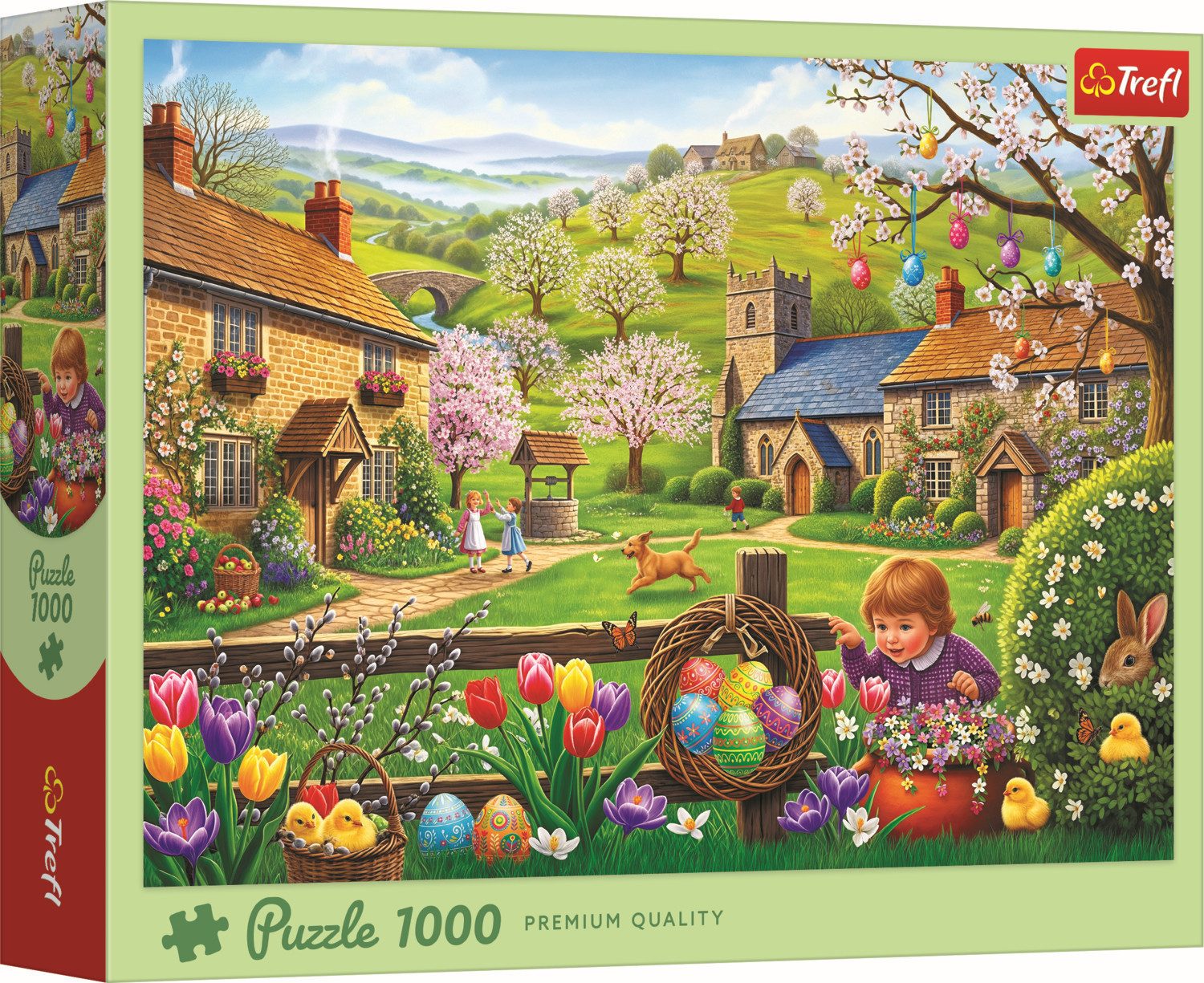 Trefl Puzzle Trefl, Suche nach Ostereiern, 1000 Teile Puzzle, 1000 Puzzleteile