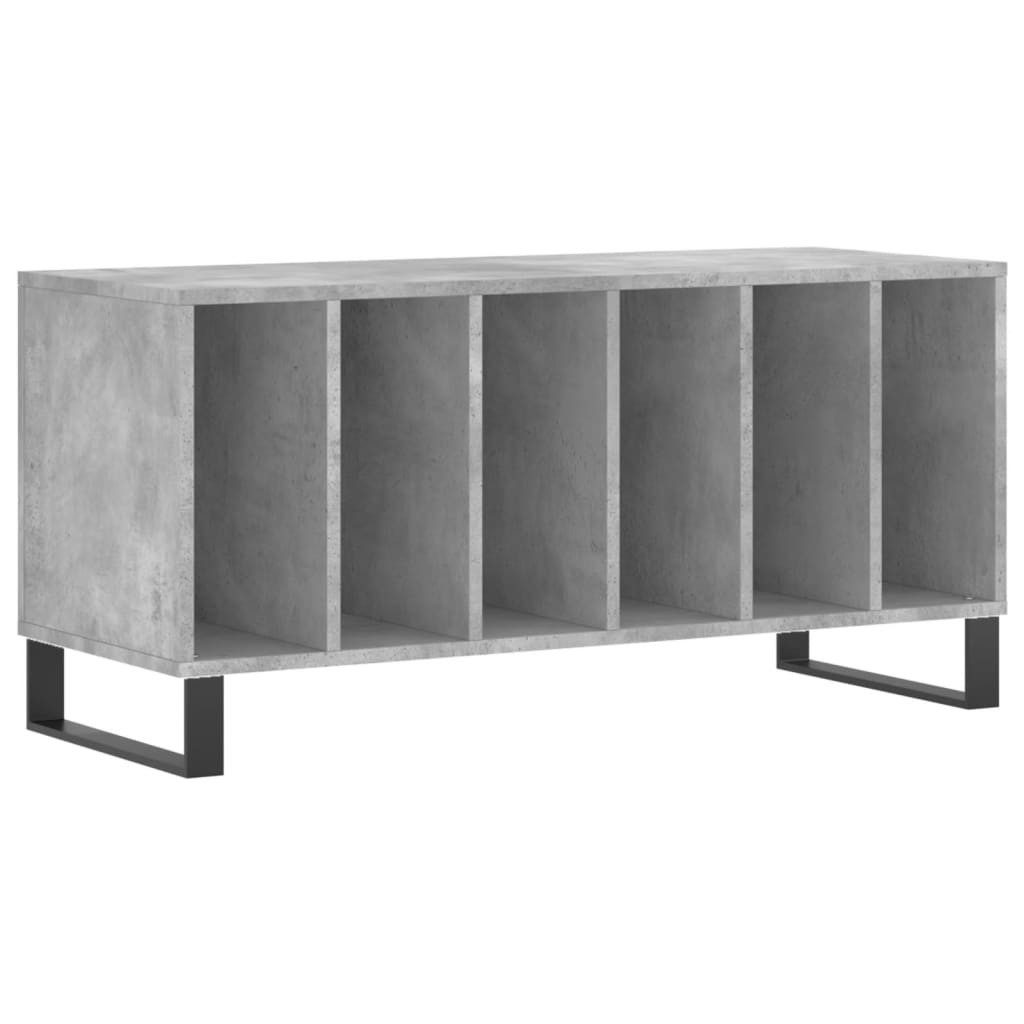 vidaXL Media-Regal Plattenschrank Betongrau 100x38x48 cm günstig online kaufen