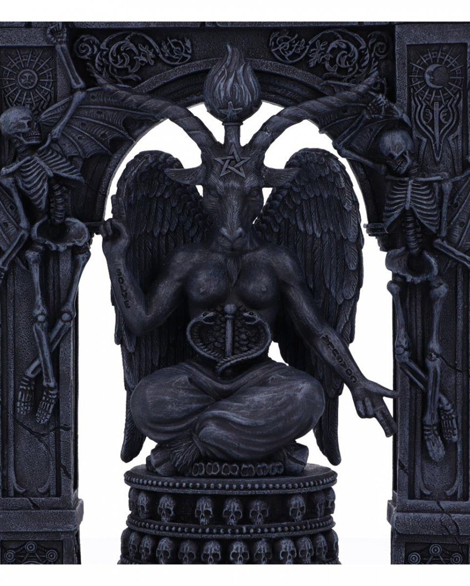 Dekofigur Gothic Aufsteller Horror-Shop 28cm Tempel Baphomet's