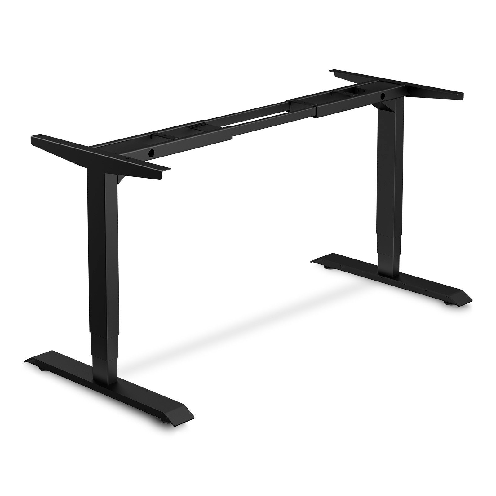 SO-TECH® Schreibtisch mit Belastbarkeit elektrisch höhenverstellbar Kg Tischplatte Tischgestell 120 inkl. Memoryeffekt, schwarz