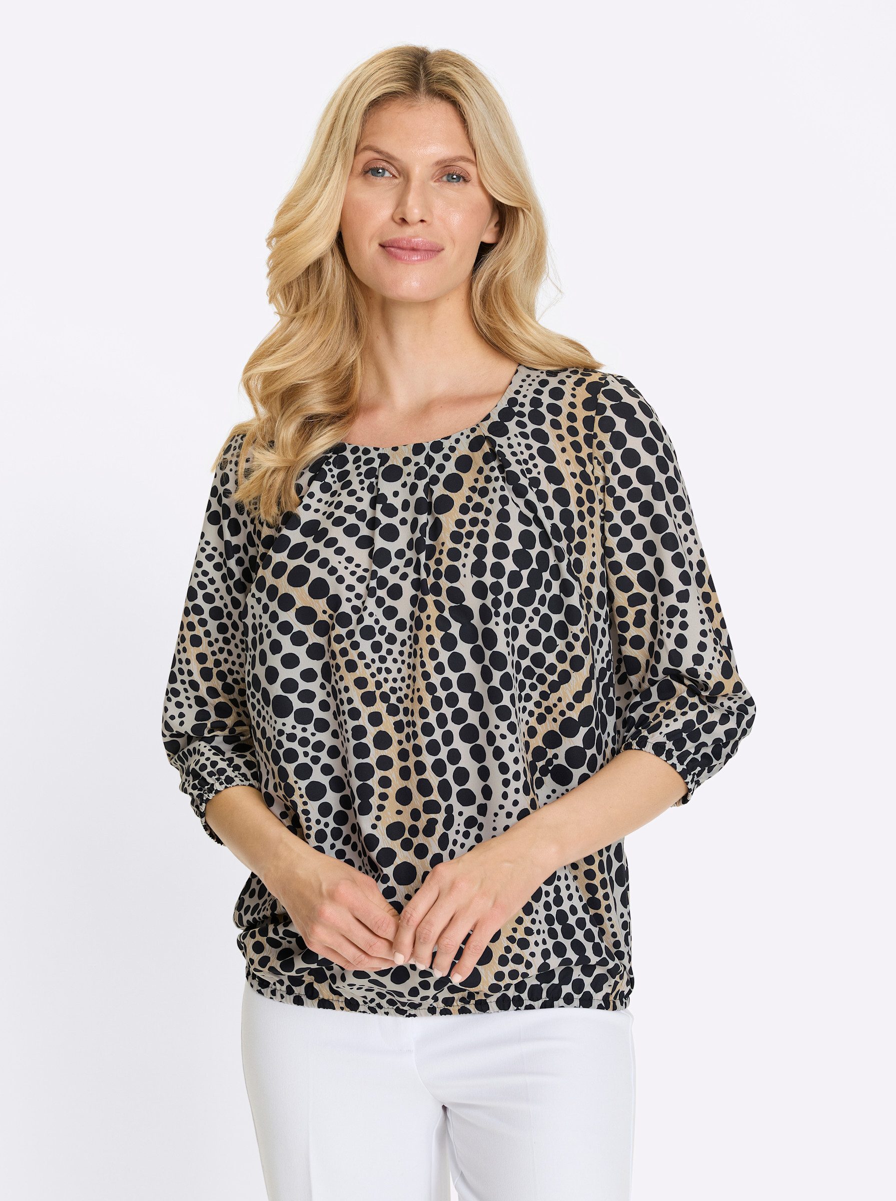 Sieh an! Klassische Bluse Schlupf-Bluse günstig online kaufen