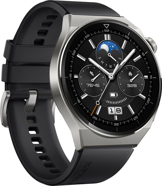 Produktbild: Huawei Watch GT3 Pro 46m Smartwatch (3,63 cm/1,43 Zoll), 3 Jahre Herstellergarantie