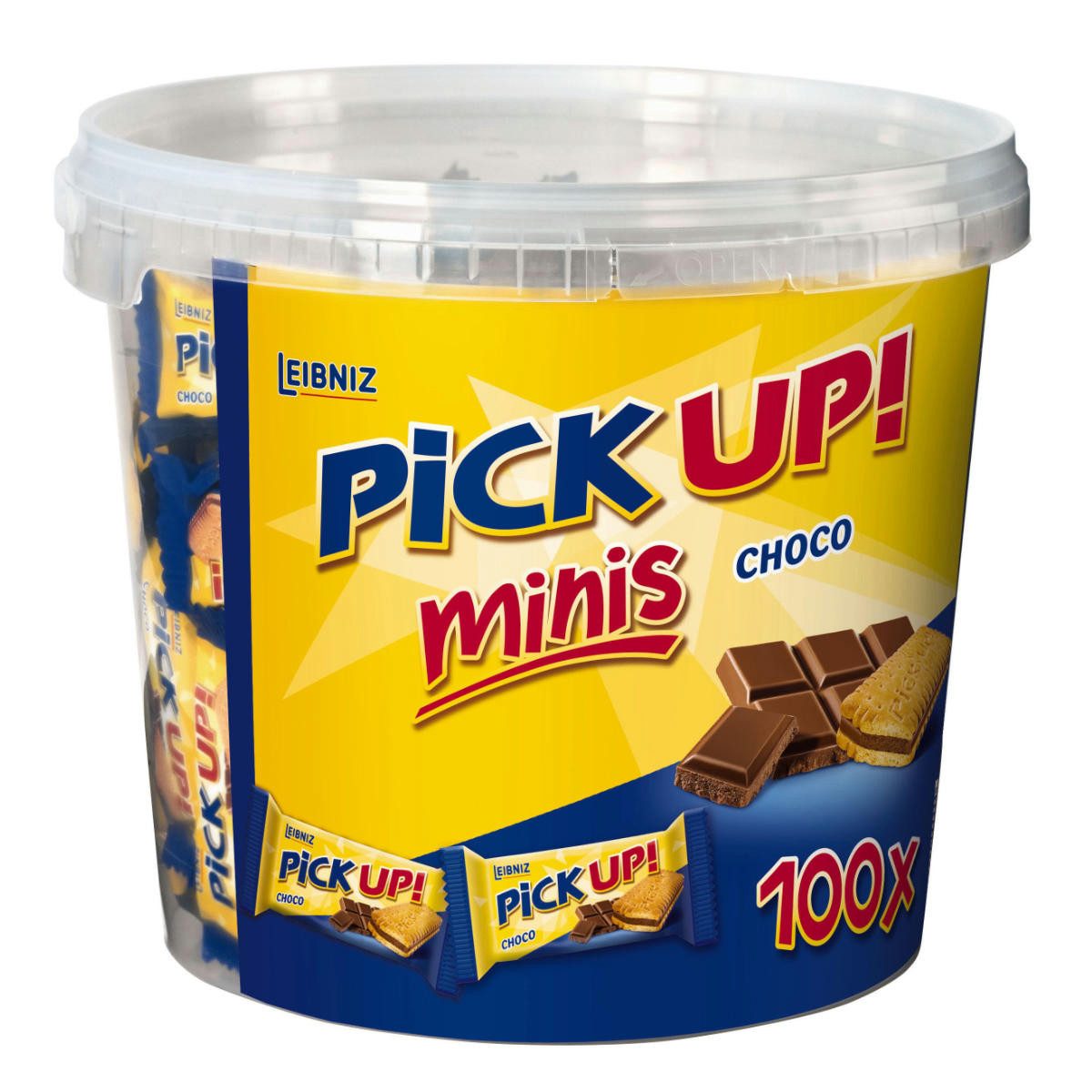 LEIBNIZ Kekse, Leibniz PiCK UP MINIS Choco in der Vorteilsbox 100 Minis 1060g