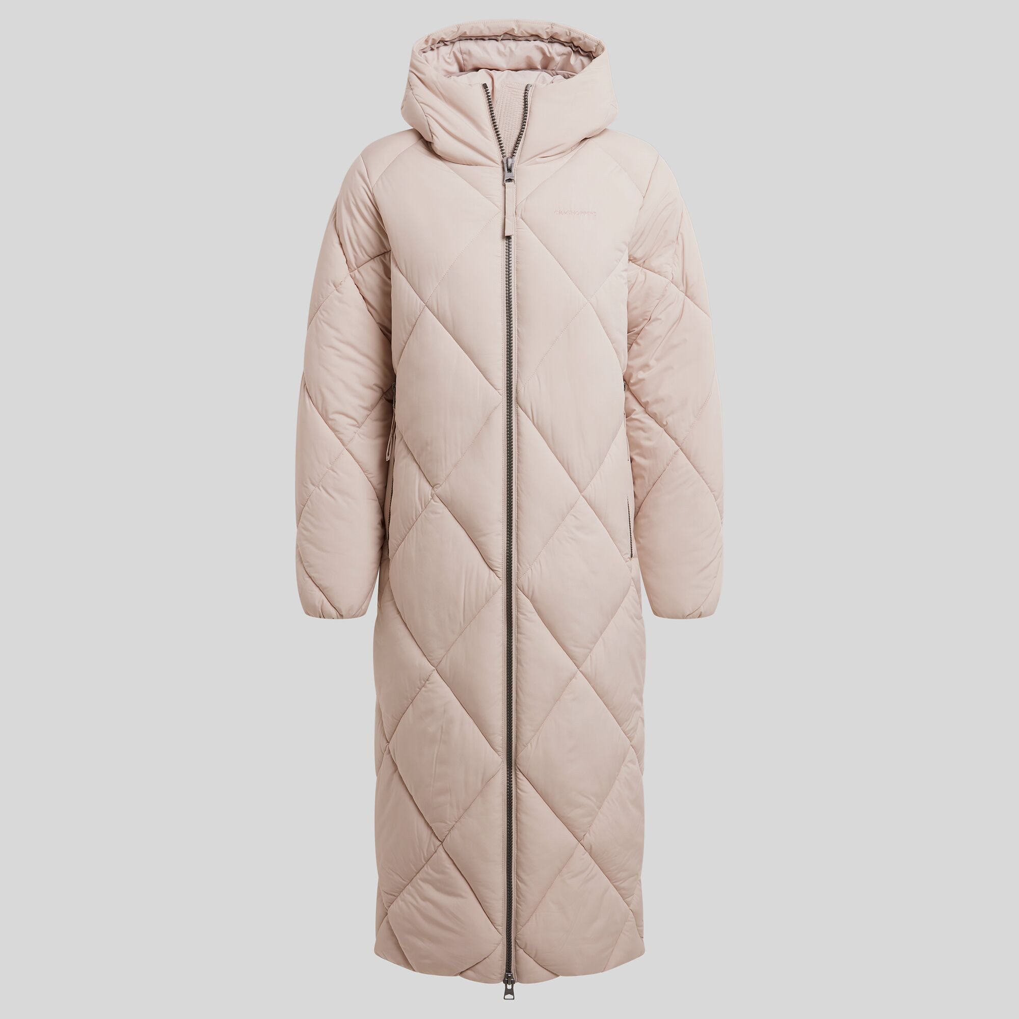 Trekkingjacke Craghoppers - Daunenartiger Damen Mantel mit Kapuze Sarmiento, beige