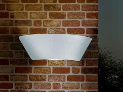 TRIO Leuchten LED Außen-Wandleuchte, LED fest integriert, Warmweiß, SACRAMENTO Up and Down Light in Weiß