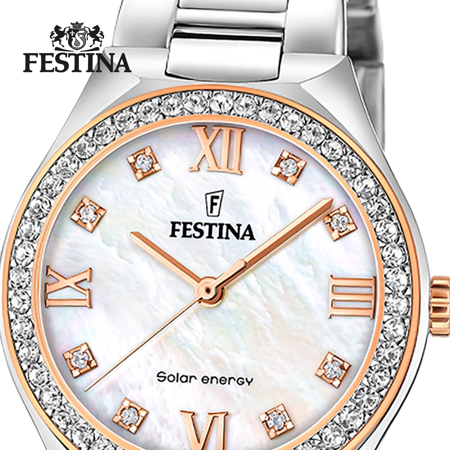 Festina Solaruhr Festina Damenuhr Edelstahl silber, (Solaruhr), Damen Solar günstig online kaufen