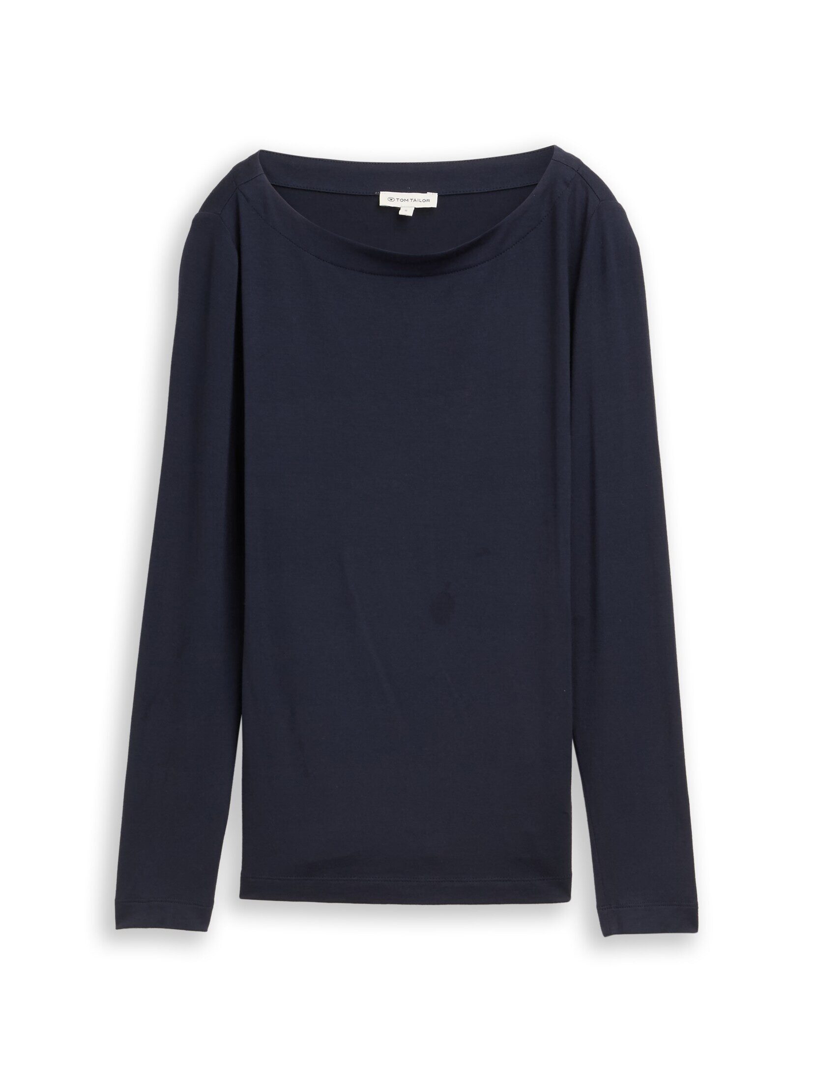 TOM TAILOR Langarmshirt T-Shirt Slim Fit Langarmshirt mit U-Boot-Ausschnitt günstig online kaufen