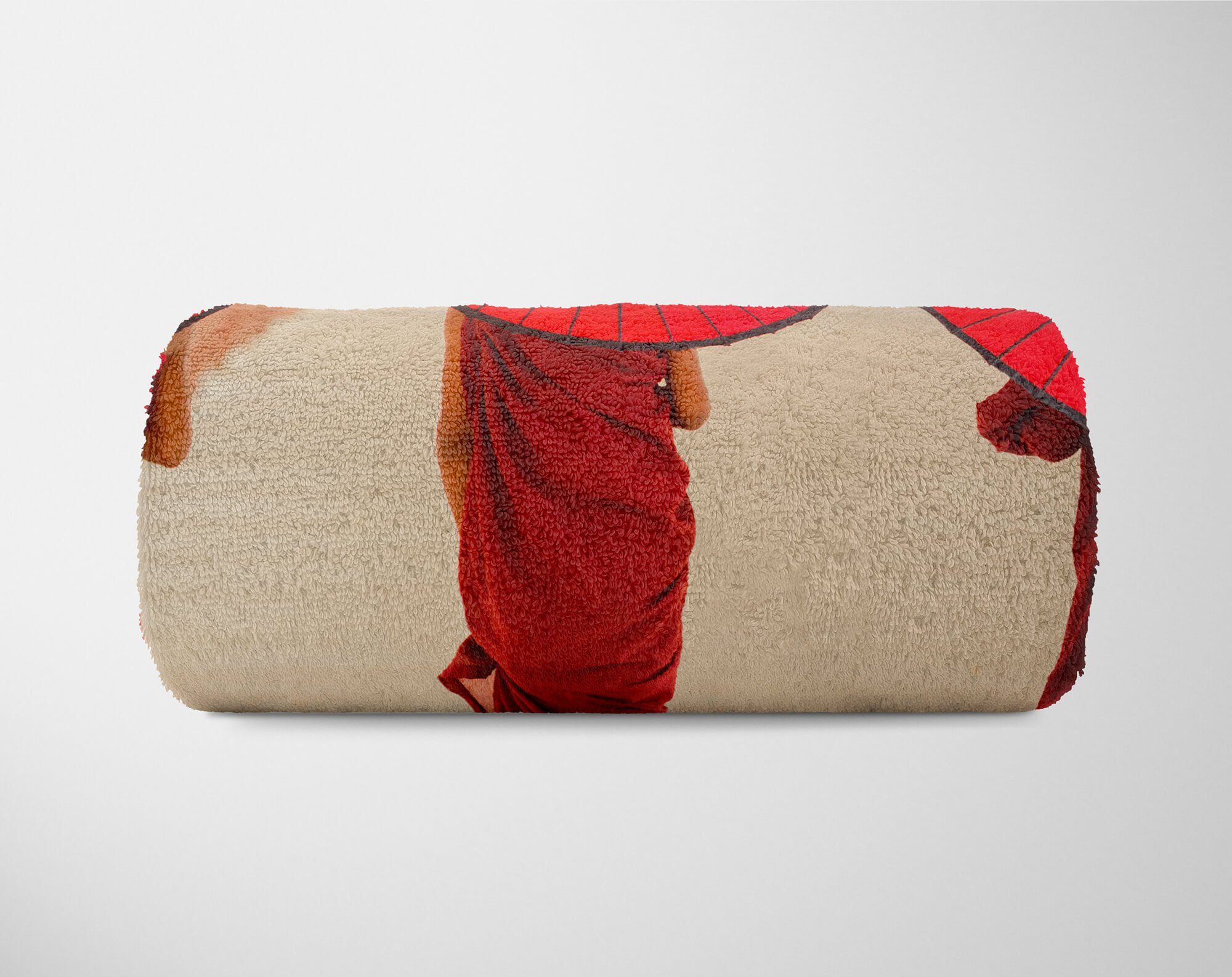 Art (1-St), Baumwolle-Polyester-Mix Saunatuch Handtuch Mönc, Sinus Fotomotiv Buddhistische Handtücher mit Strandhandtuch Kuscheldecke Handtuch