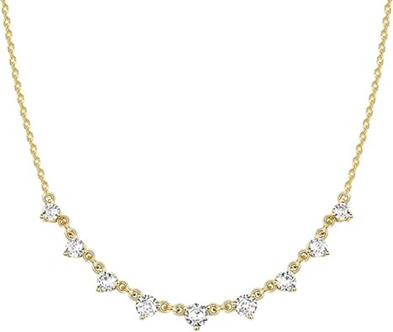 Jumpeak Kette mit Anhänger 0.2ct, DE Halskette damen,Diamond,brautkleider damen, Liebes geschenk für sie,Geschenk ideen für frau,Geschenk schwester