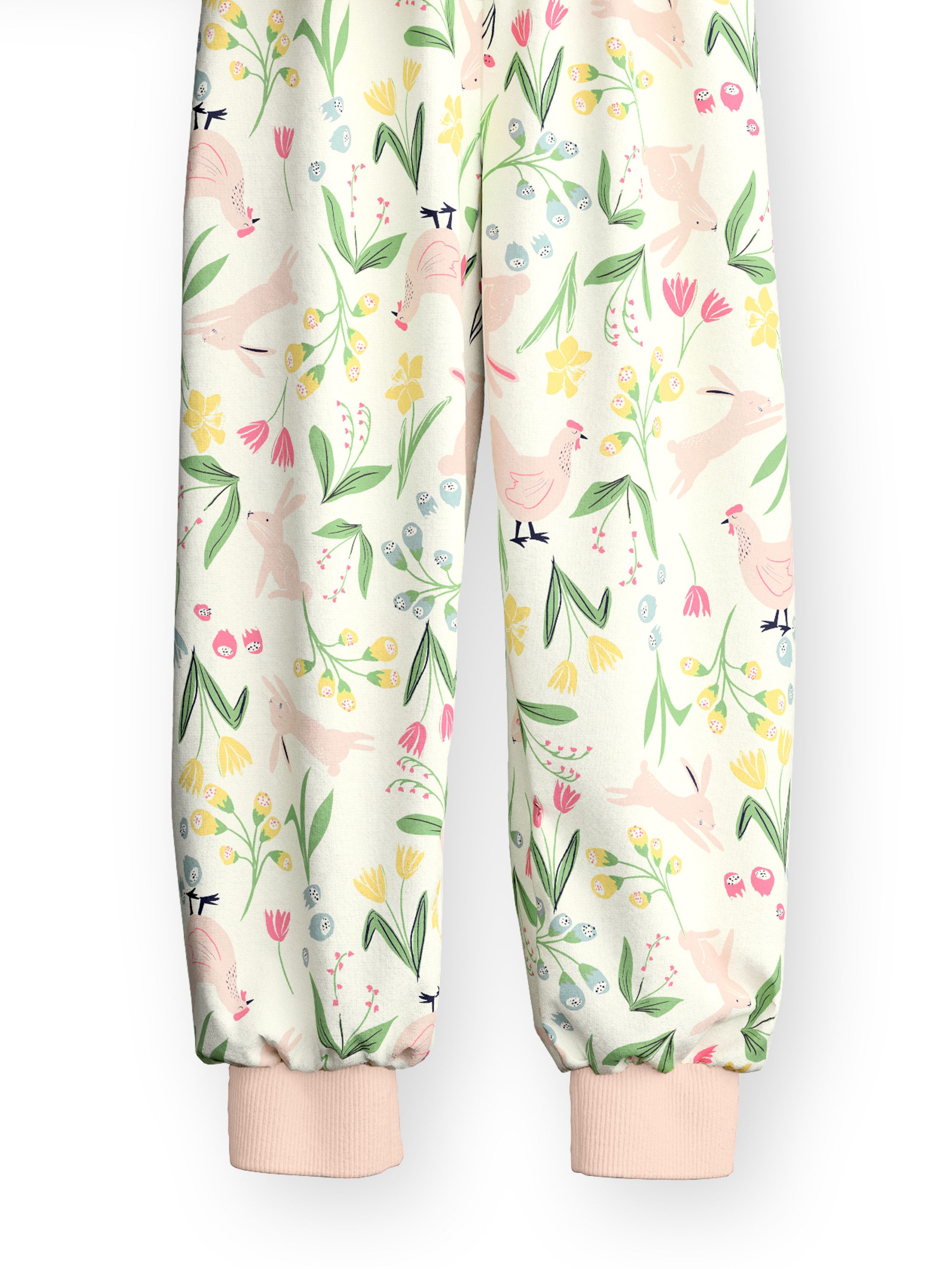 CALIDA Pyjama Toddlers Easter Kinder (2 tlg) aus Baumwolle, atmungsaktiv, pflegeleicht, mit weichen Bündchen