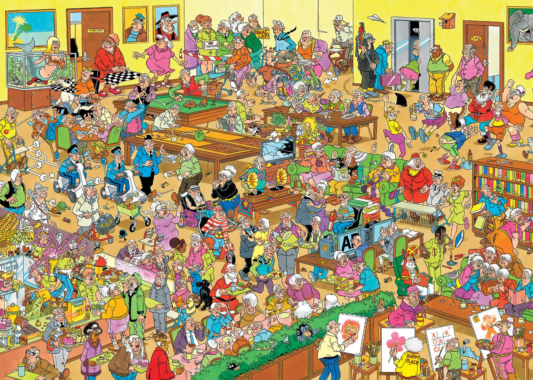 Jan van Haasteren Puzzle Jan van Haasteren - Das Seniorenheim 1000 Teile Pu günstig online kaufen