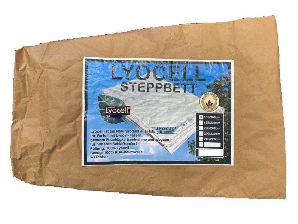 Garanta Naturfaserbettdecke Sommerdecke super leicht Lyocell Tencel Lenzing kbABezug, Füllung: TENCEL™ Lyocell Lenzing, kbA Bezug 100% Baumwolle