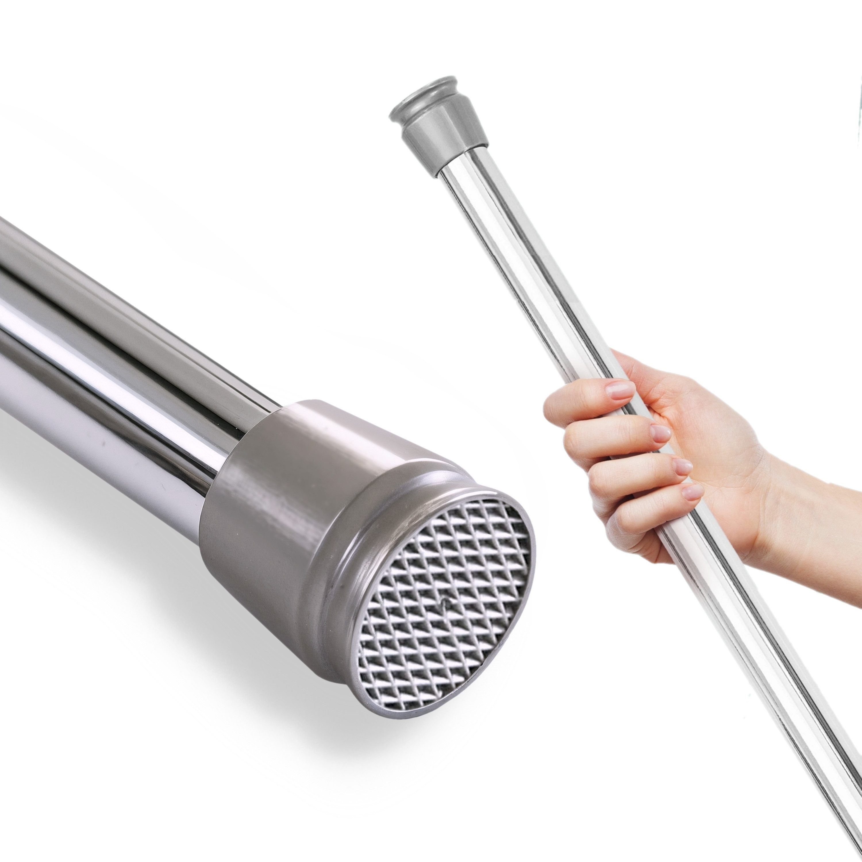 tinycurtains Klemmstange Teleskopstange 70-120 cm oder 111-200 cm Vorhangst günstig online kaufen