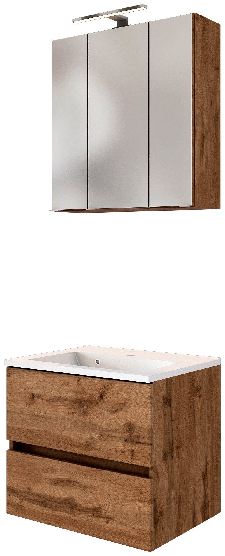 welltime Badmöbel-Set Baabe, (Set, 2-St), Breite 60 cm, Softclose-Funktion günstig online kaufen