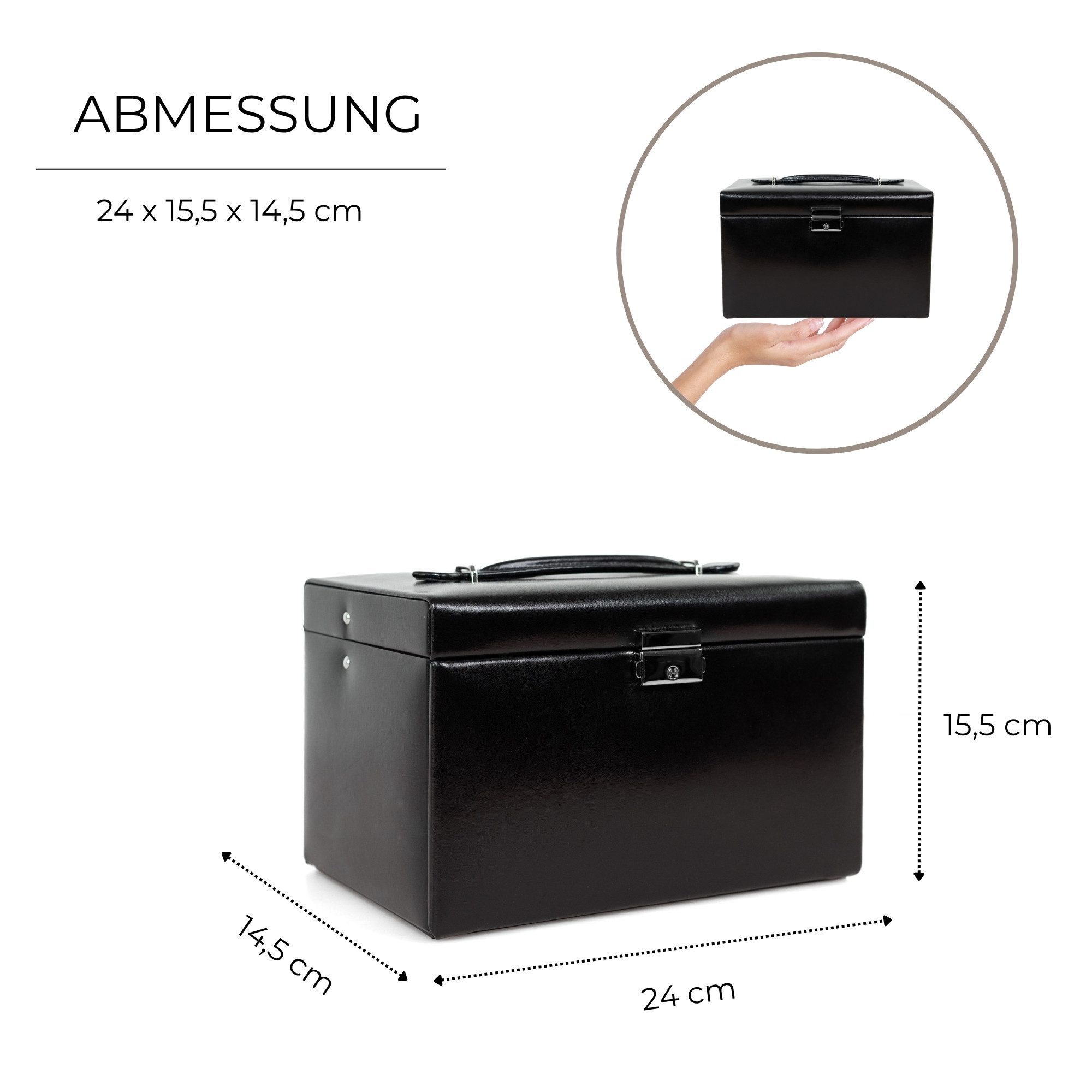 Friedrich23 Schmuckkasten aus Leder Classico günstig online kaufen