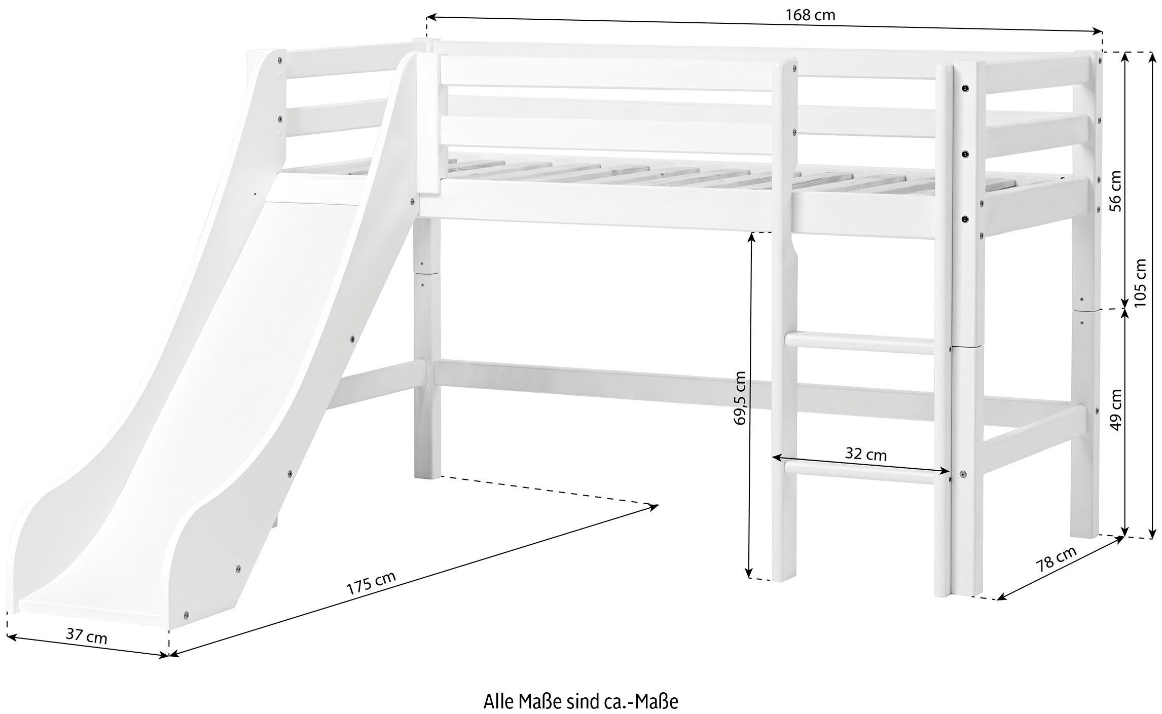 «Construction» Hochbett Hoppekids